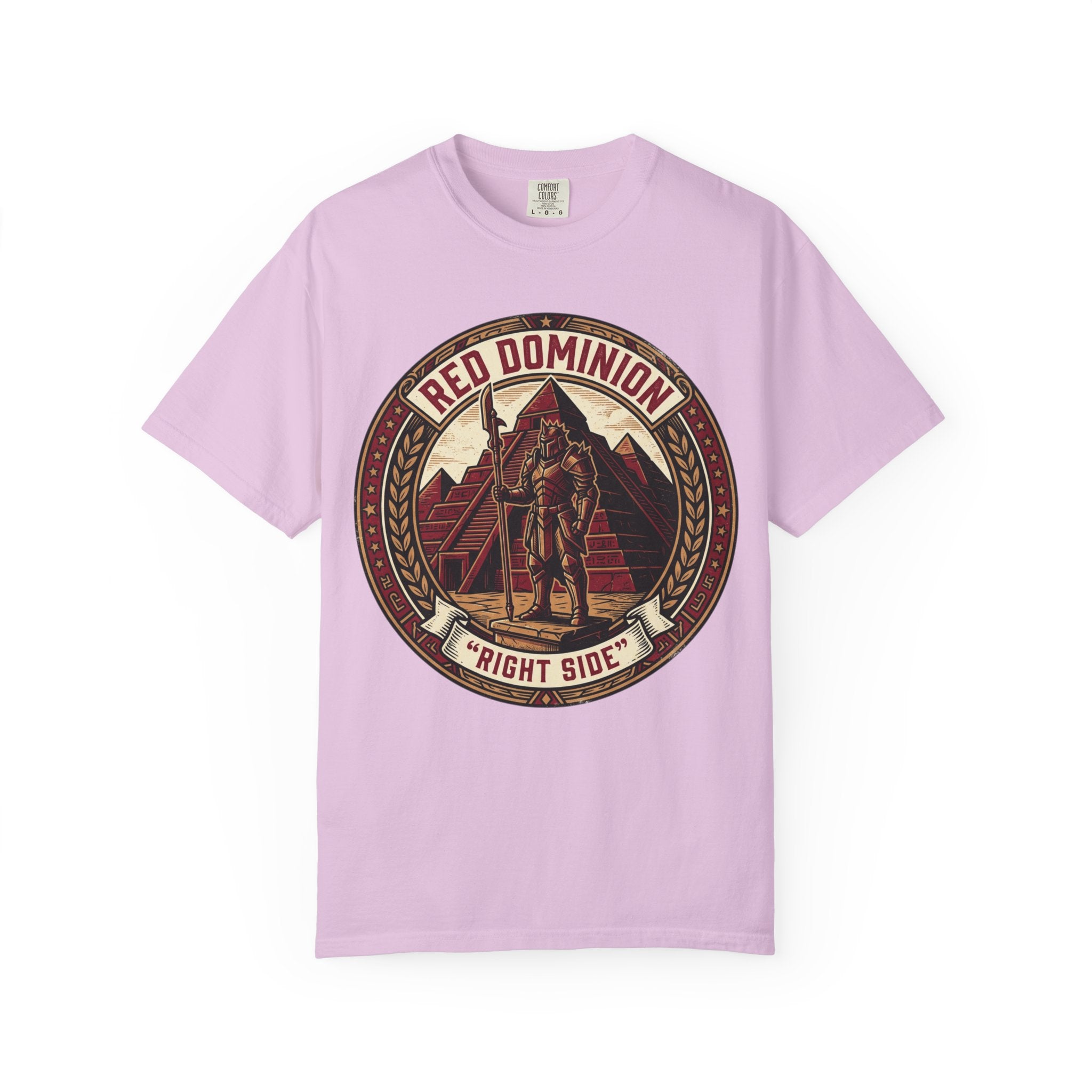 Power Runs Black PRB Red Dominion 'Right Side' Graphic T-Shirt by Power Runs Black