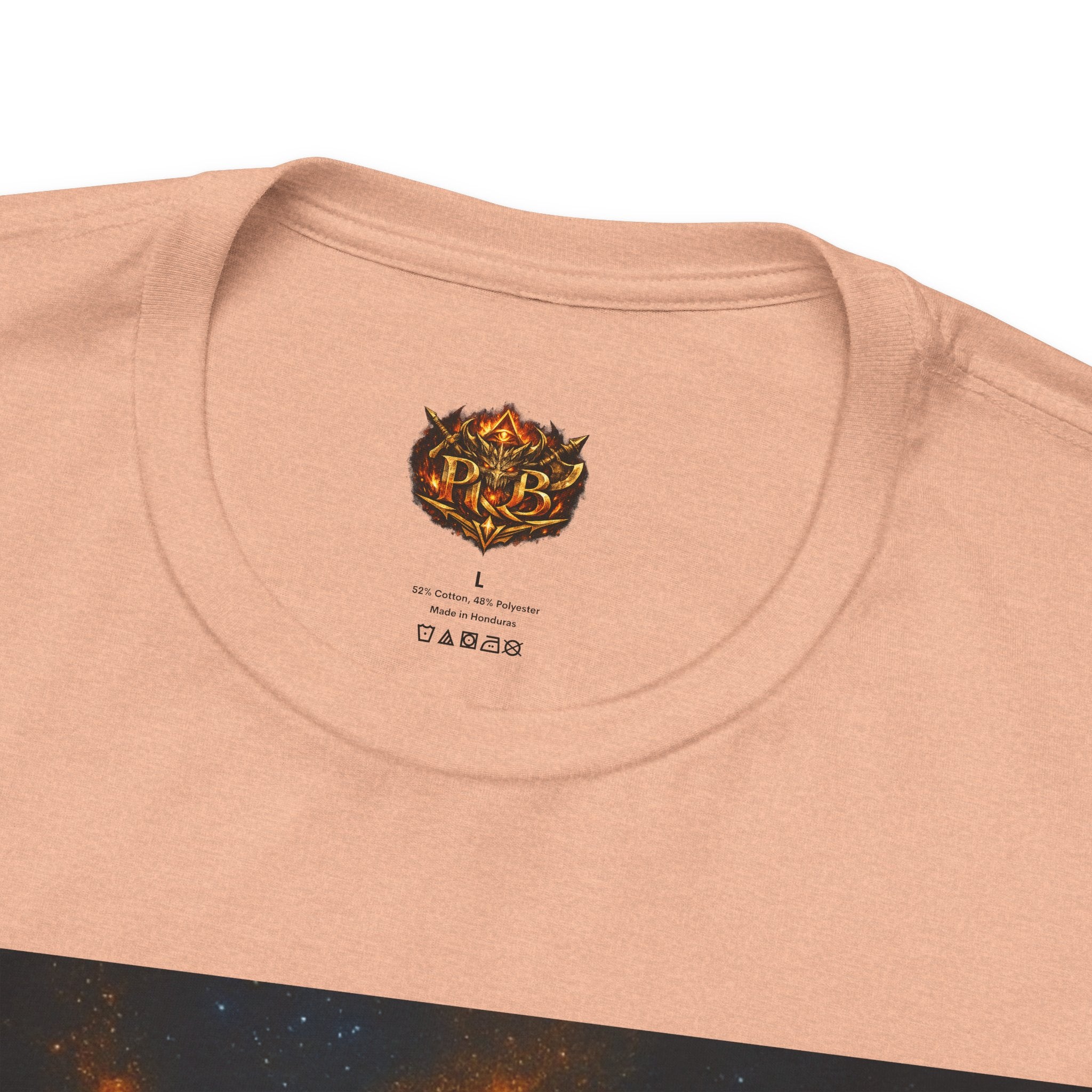 Power Runs Black PRB The Starbound Seven Tee – Retro Cosmic Superhero Poster Shirt by Power Runs Black
