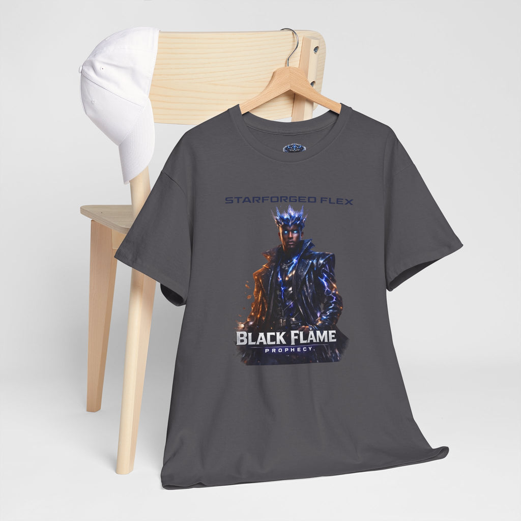 Power Runs Black PRB Starforged Flex : Black Flame Prophecy by Printify