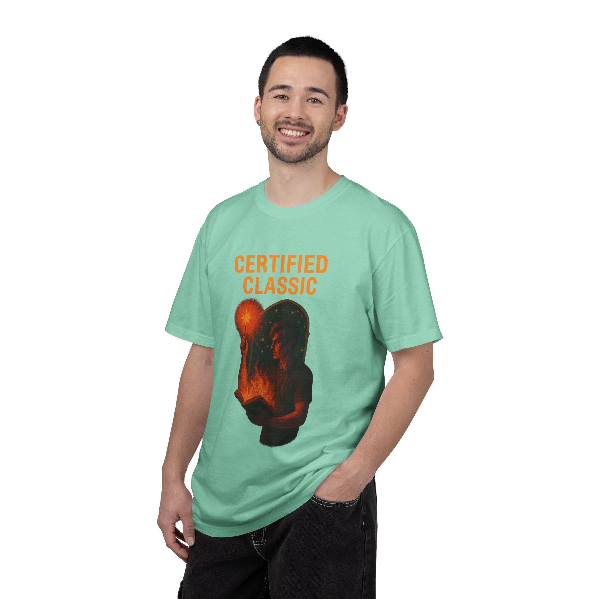 PRB Certified Classic head silhouette holding light bulb T-shirt | vintage inspired graphic tee by Power Runs Black