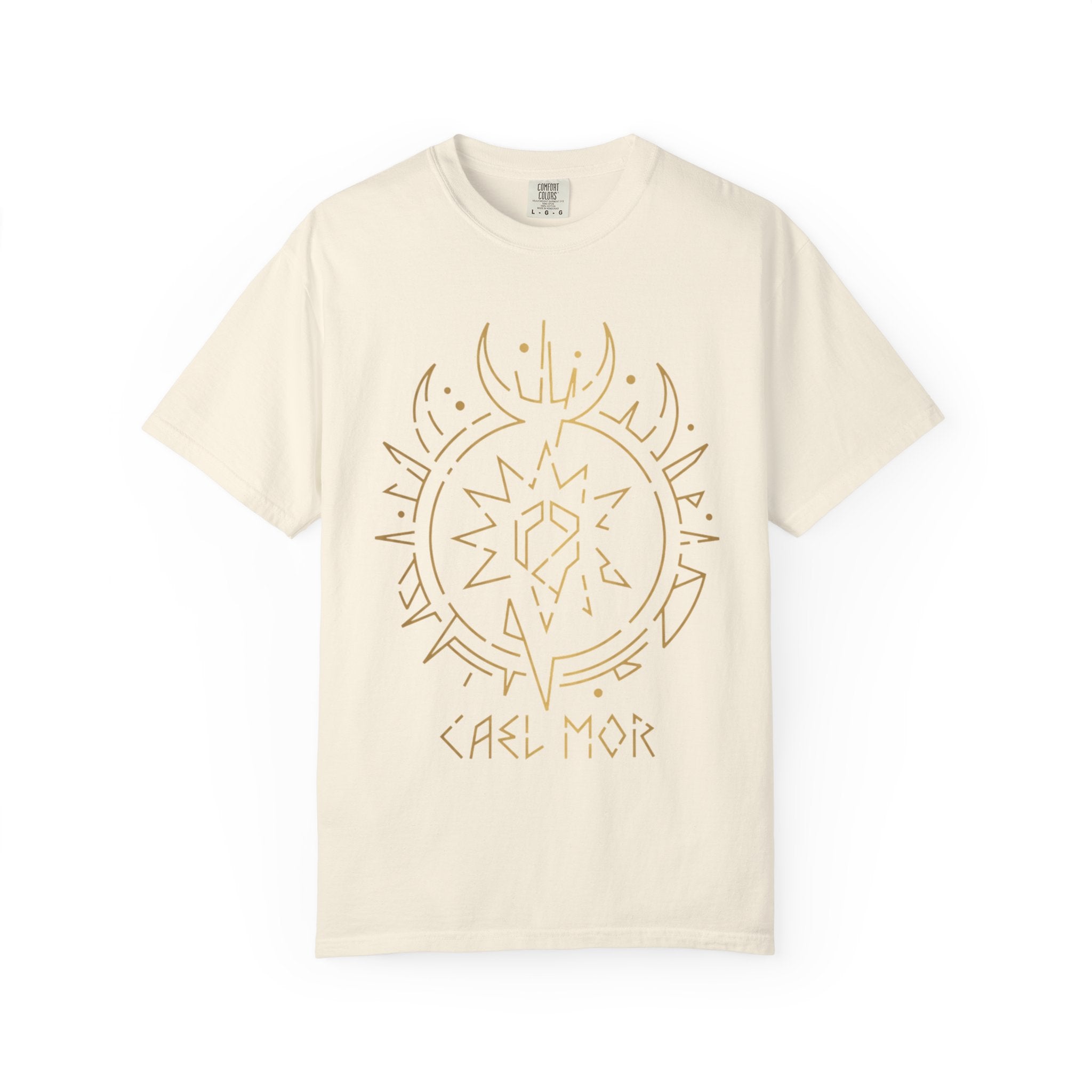 Power Runs Black PRB Cael Mór Symbol T-Shirt — ‘Nothing Connects’ Minimal Graphic Tee by Power Runs Black