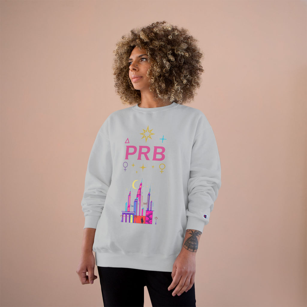 Pretty Rich Bitch by PRB Cityscape Sweatshirt — Colorful Pride-Inspired Urban Graphic by Power Runs Black