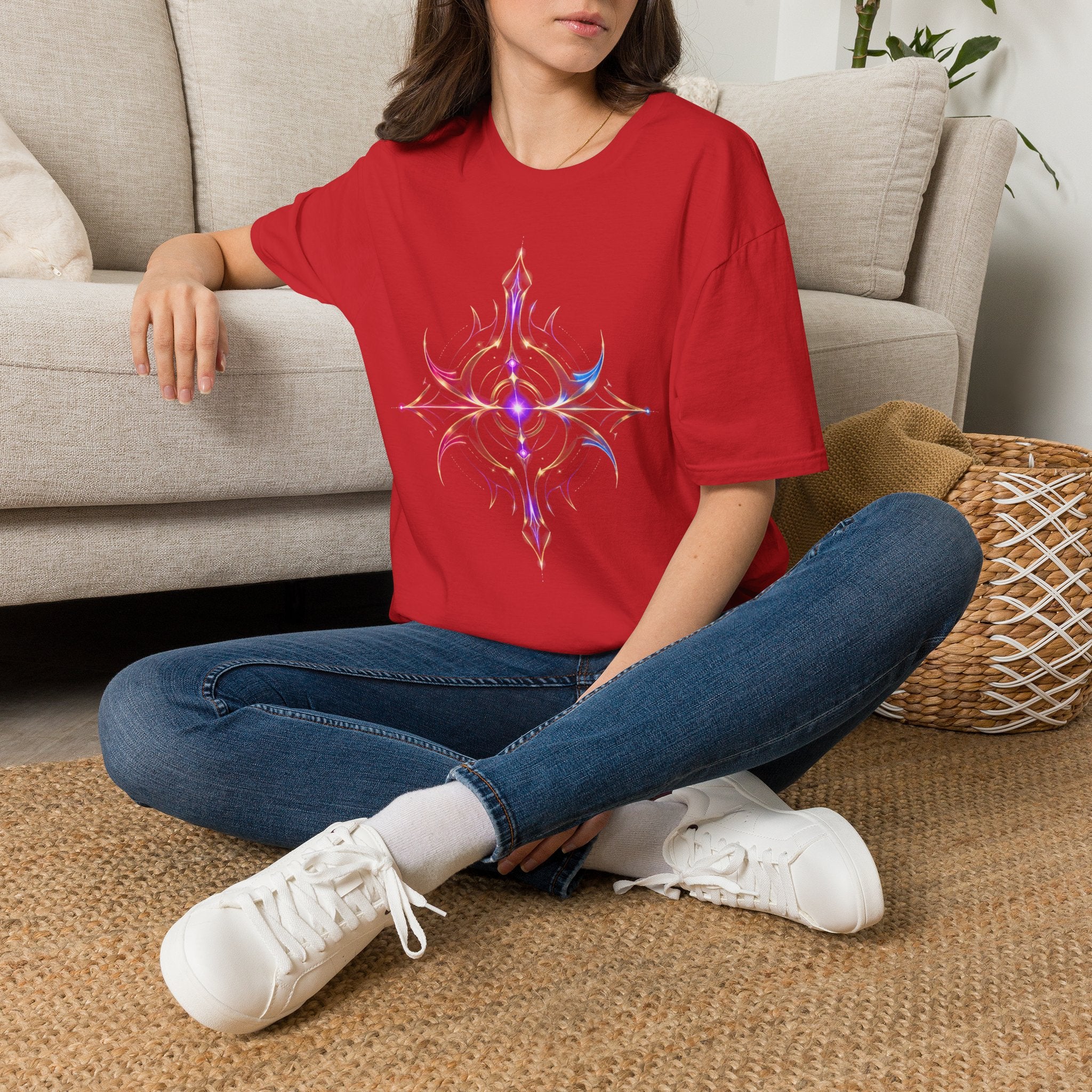 Power Runs Black PRB Pretty Rich Bitch The Collection Mystic Mandala Tee — Subtle Pastel Spiritual Graphic T-Shirt by Printify