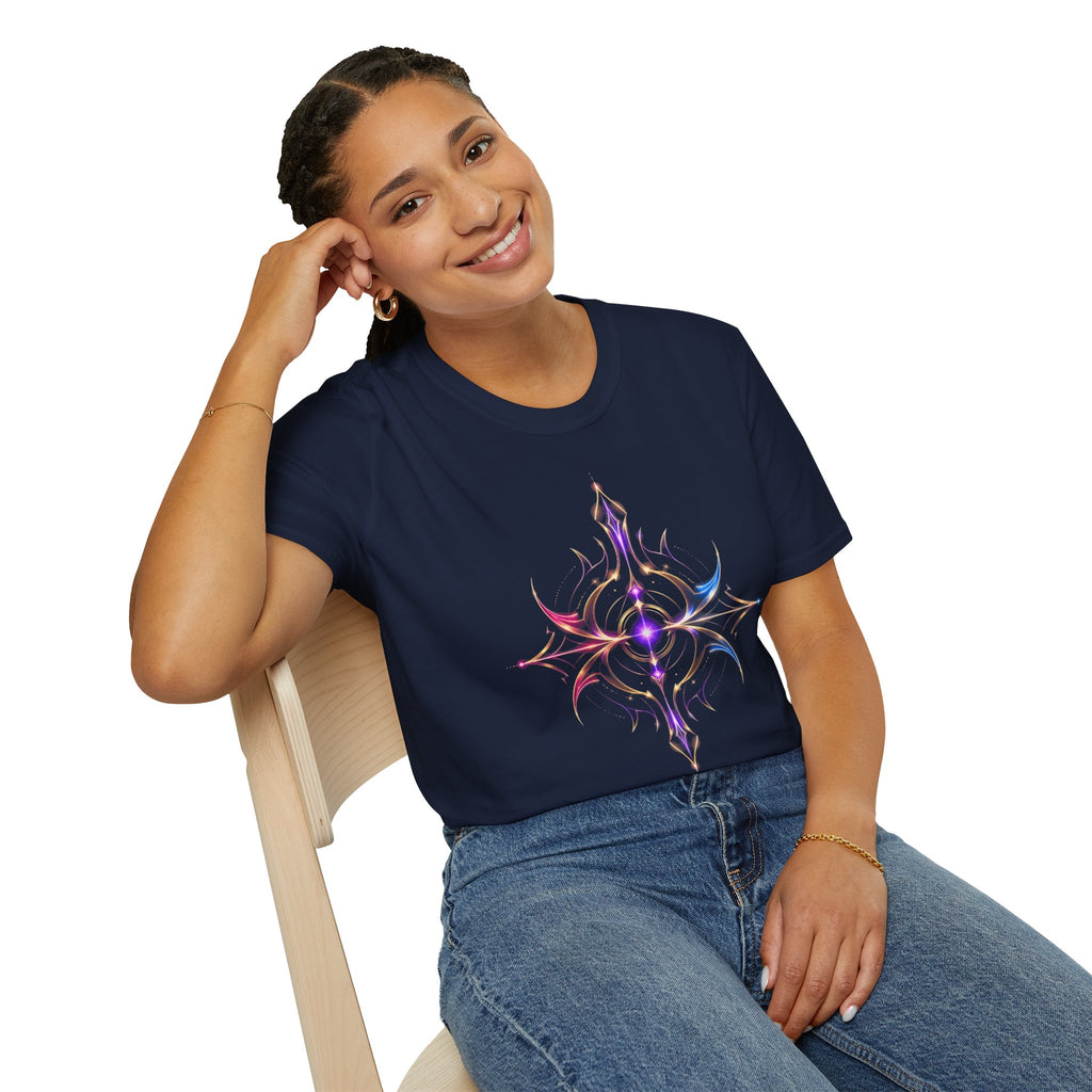 Power Runs Black PRB Pretty Rich Bitch The Collection Mystic Mandala Tee — Subtle Pastel Spiritual Graphic T-Shirt by Power Runs Black