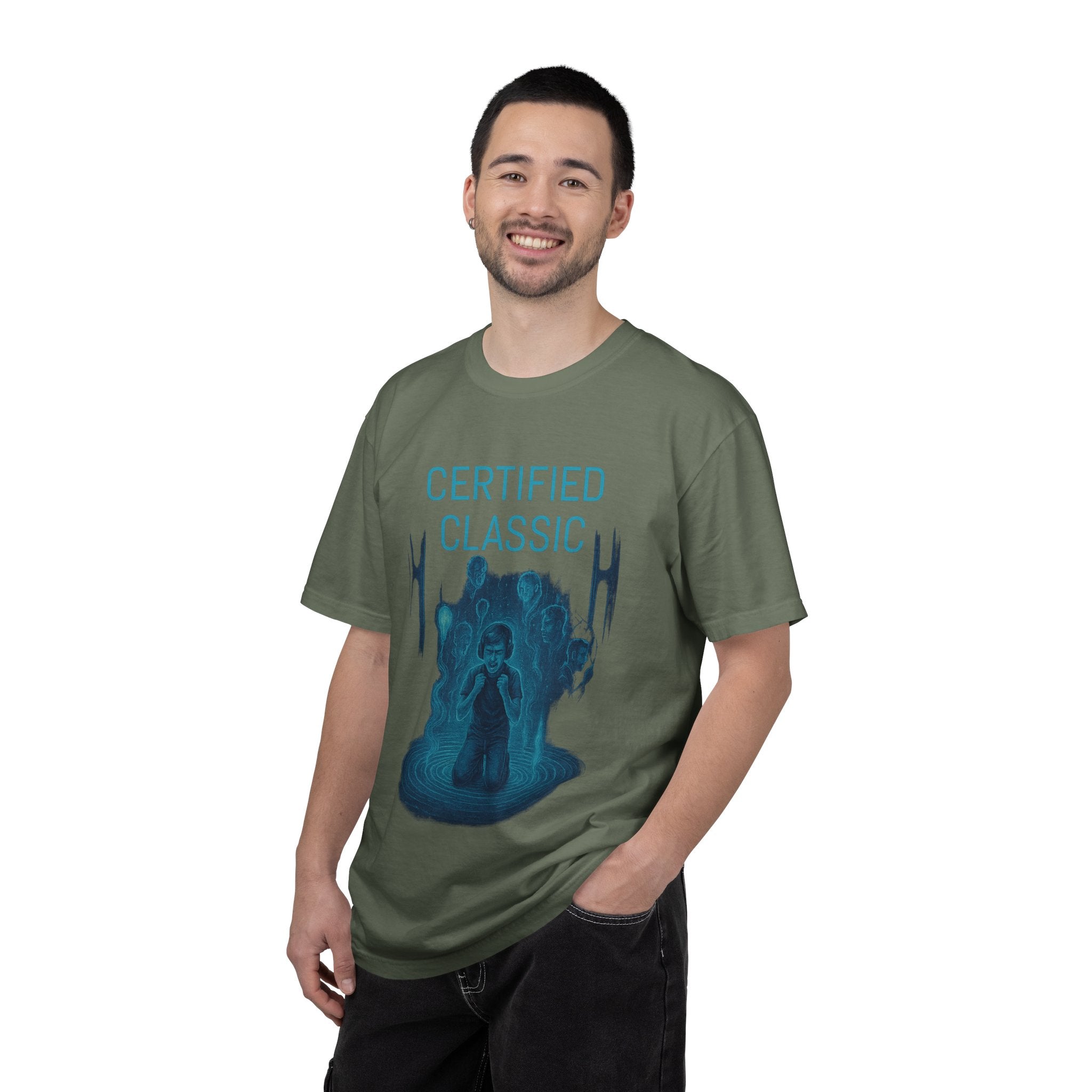 PRB Certified Classic T-Shirt – Retro Sci‑Fi Graphic Tee by Power Runs Black