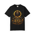 Power Runs Black goddess illustration T-Shirt | Afrocentric black pride design by Power Runs Black