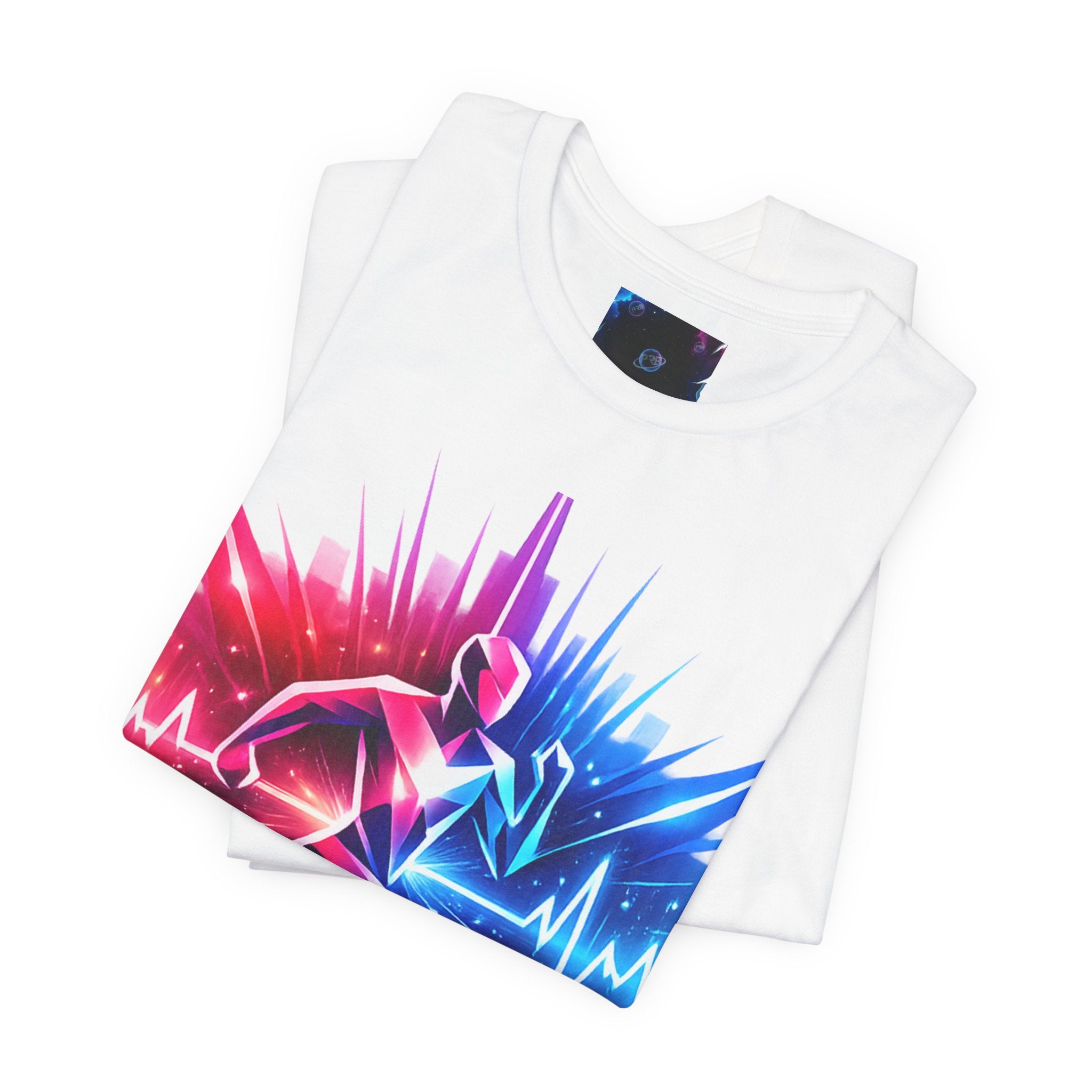 Power Runs Black PRB Running Pulse Graphic Tee — Neon Runner Heartbeat Sports T‑Shirt by Power Runs Black