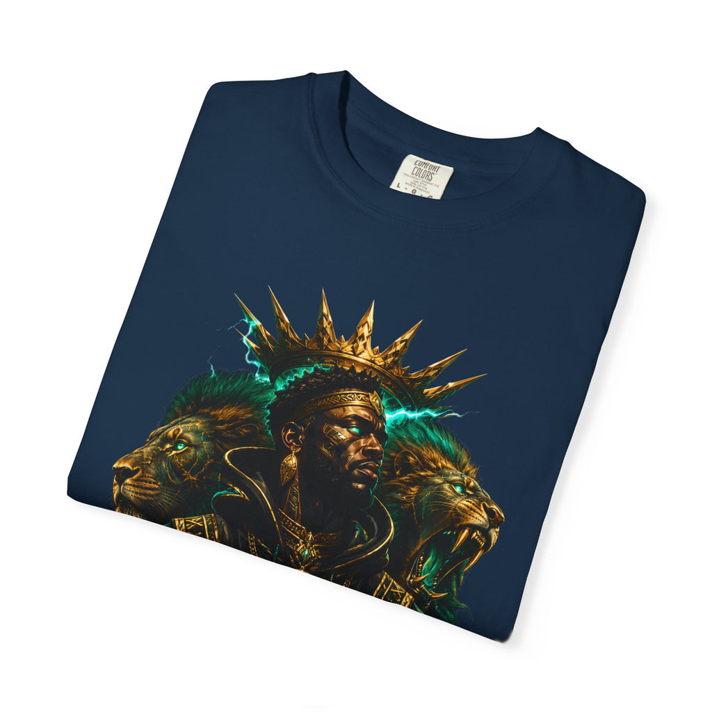 Power Runs Black PRB Green Angel Graphics Tee by Power Runs Black