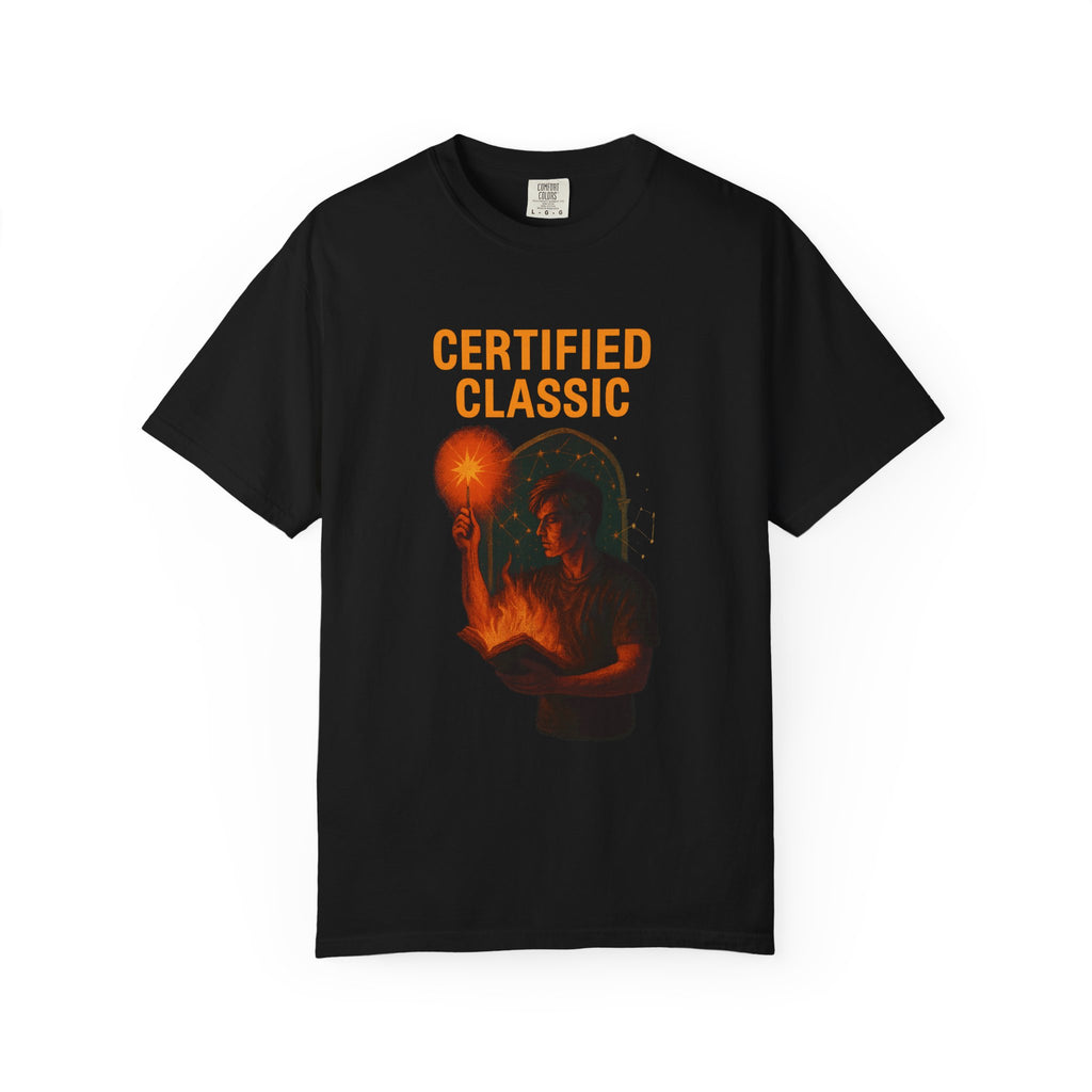 PRB Certified Classic head silhouette holding light bulb T-shirt | vintage inspired graphic tee by Power Runs Black