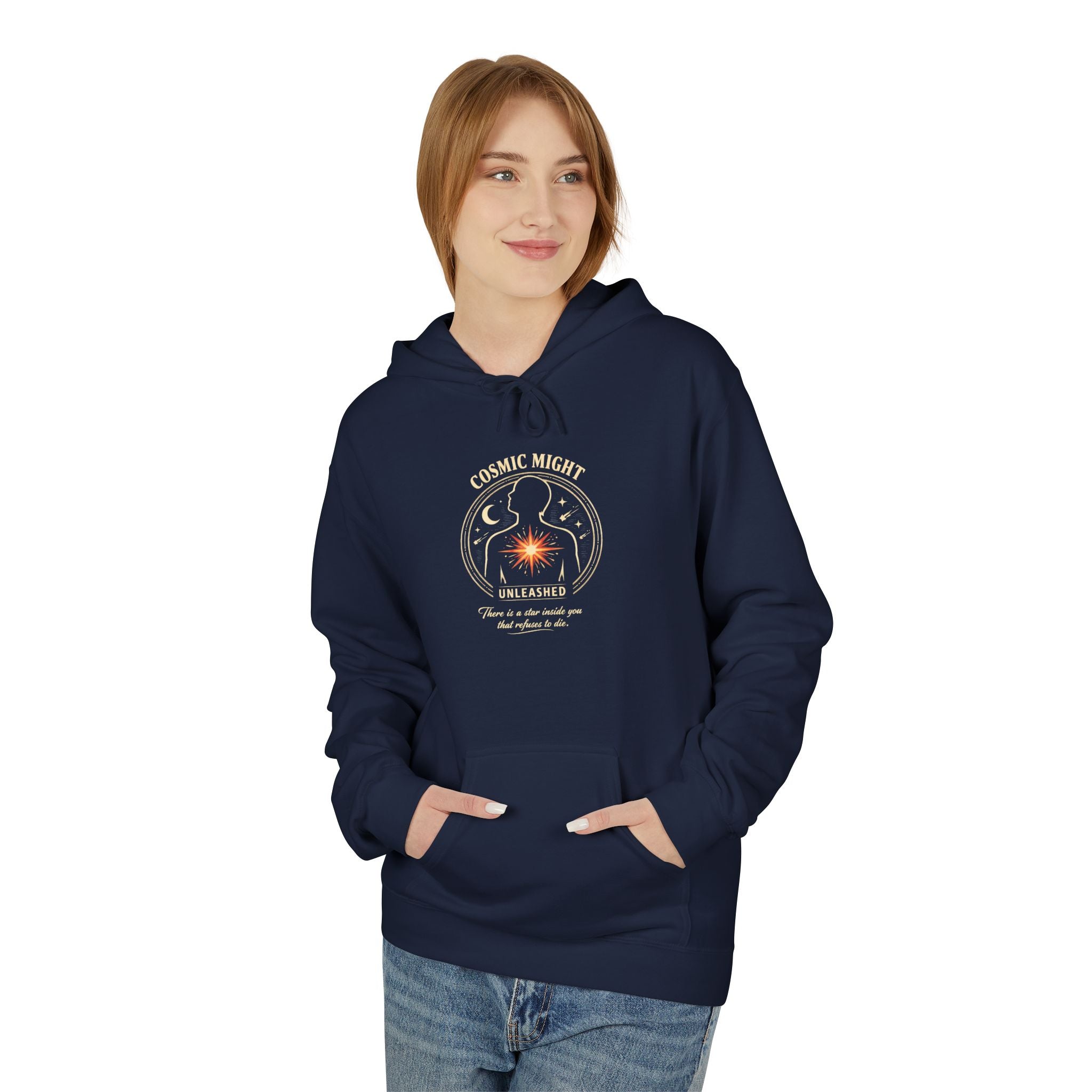 PRB Starforged Flex Cosmic Might Unleashed Hoodie — Unleashed Starburst Graphic Pullover by Power Runs Black