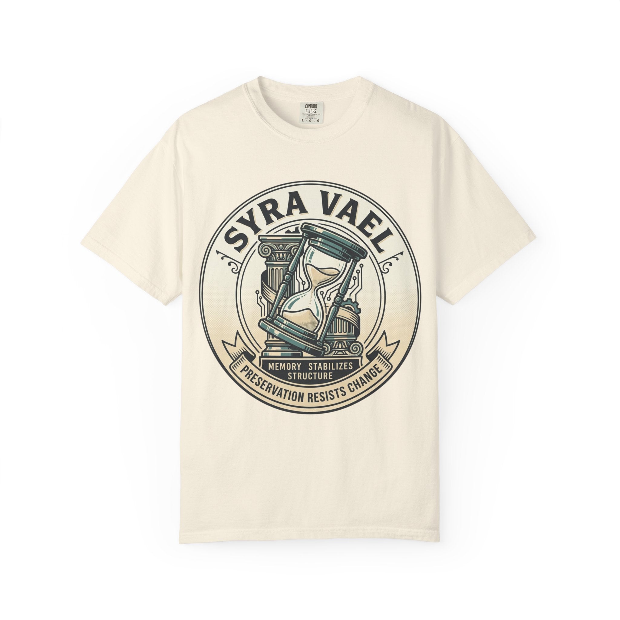 Power Runs Black PRB Syra Vael Hourglass Emblem T-Shirt by Printify