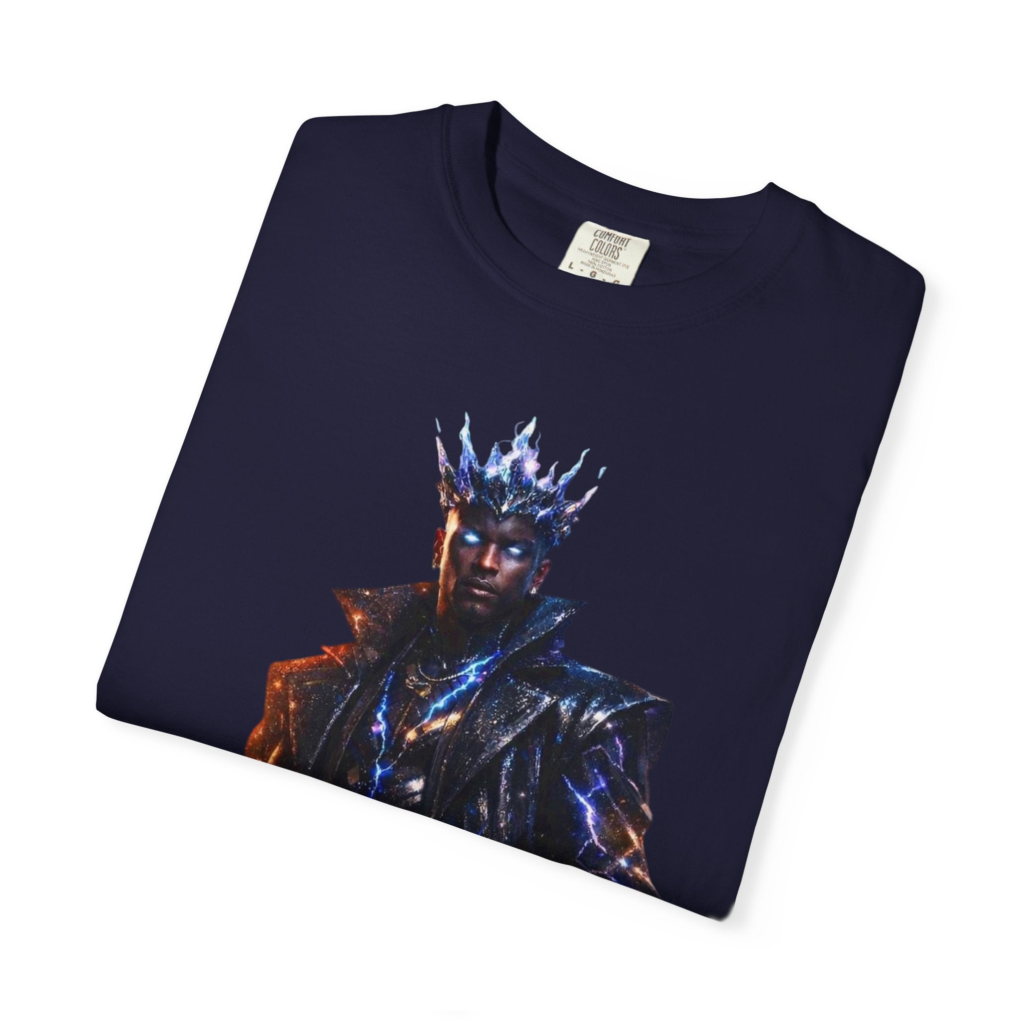 PRB Cosmic Might Unleashed T-shirt | Space Warrior Graphic Tee by Printify