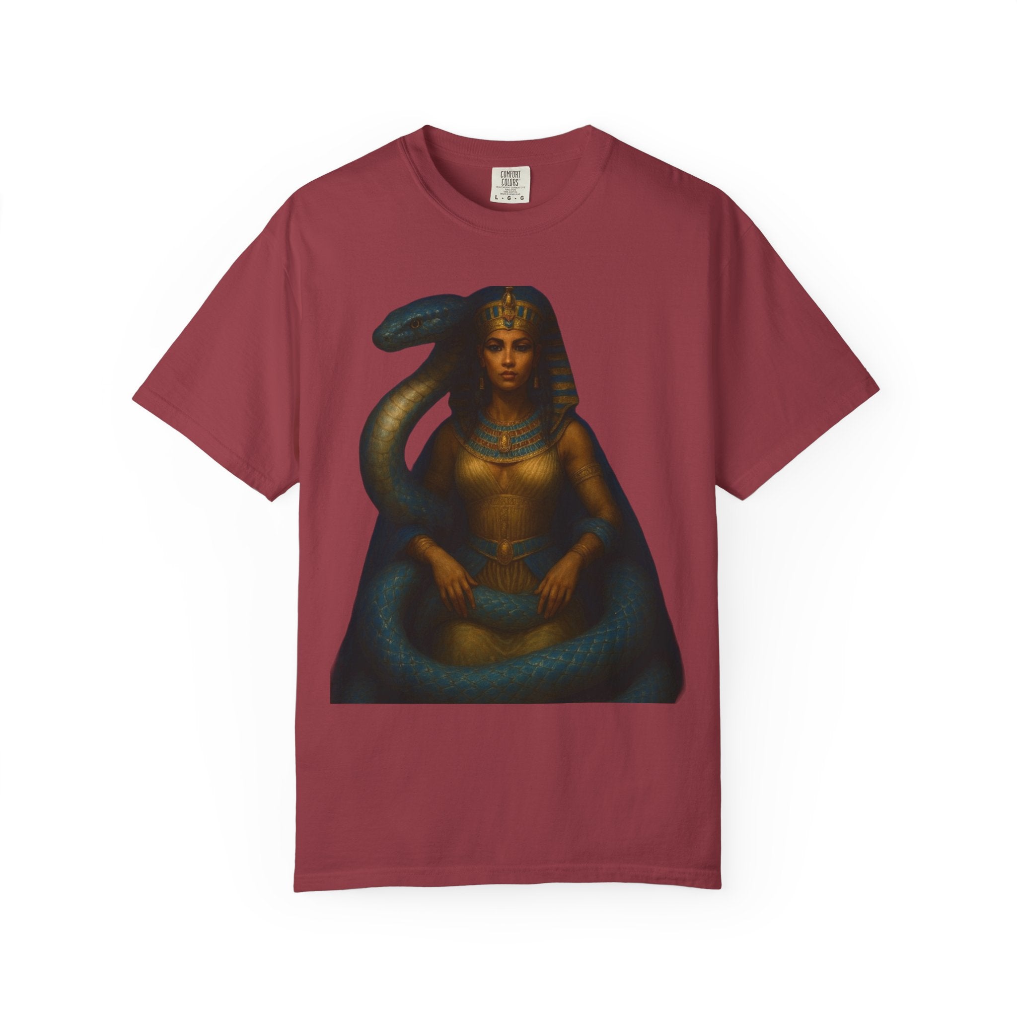 PRB Egyptian Goddess with Snake T-Shirt | Pharaoh Serpent Art Tee by Printify