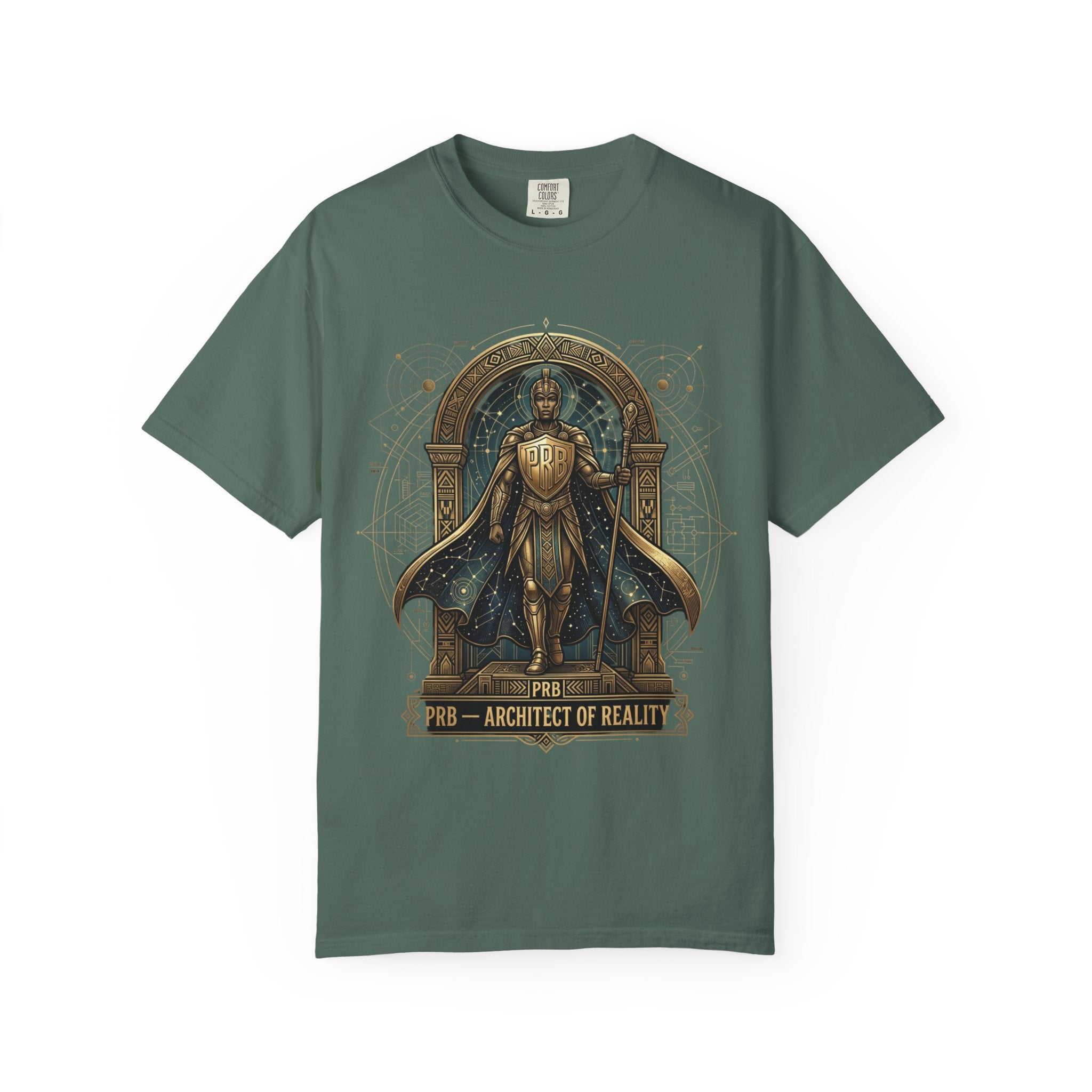 PRB Architect of Reality Graphic T-Shirt | Mythic Archer Illustration Tee by Printify