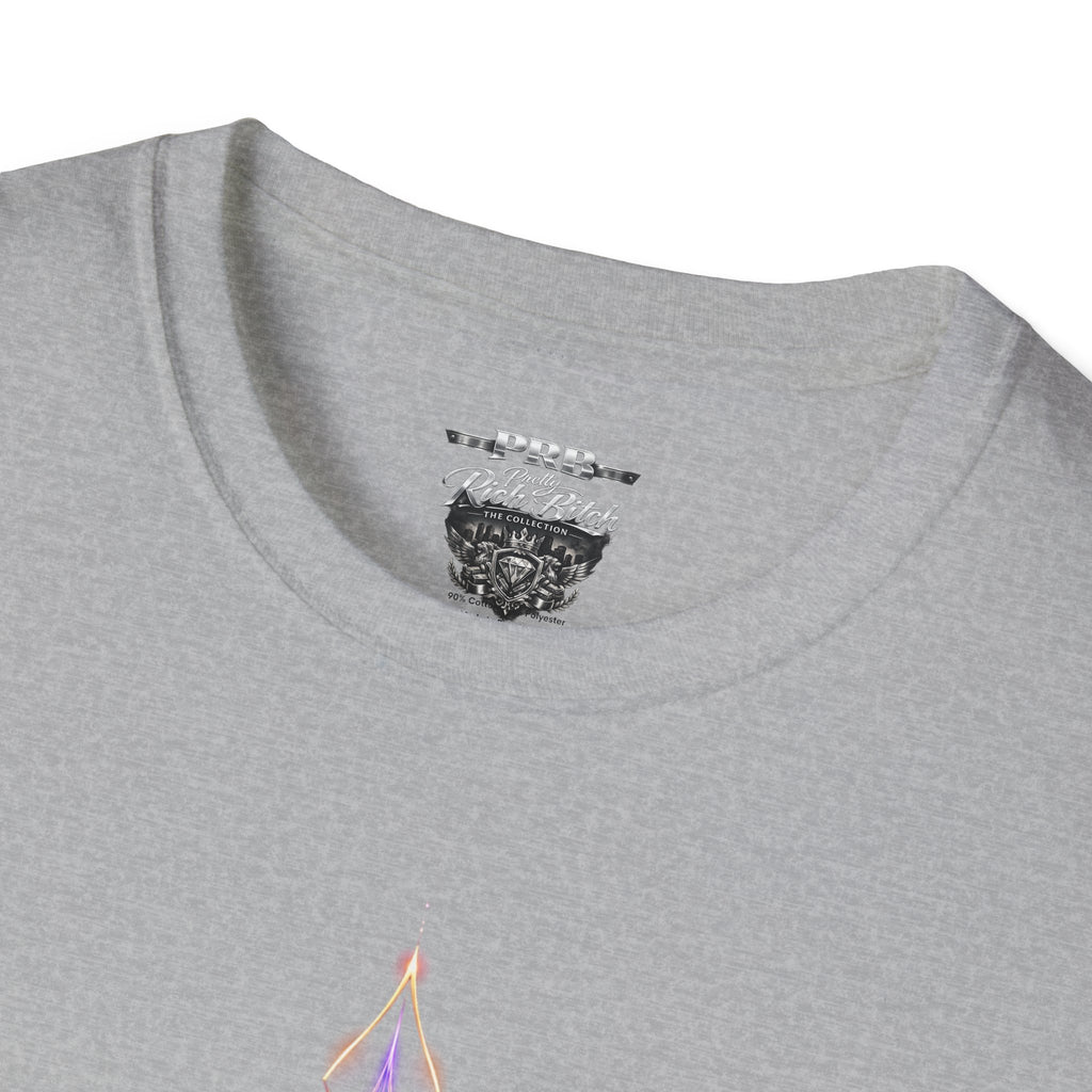 Power Runs Black PRB Pretty Rich Bitch The Collection Mystic Mandala Tee — Subtle Pastel Spiritual Graphic T-Shirt by Power Runs Black