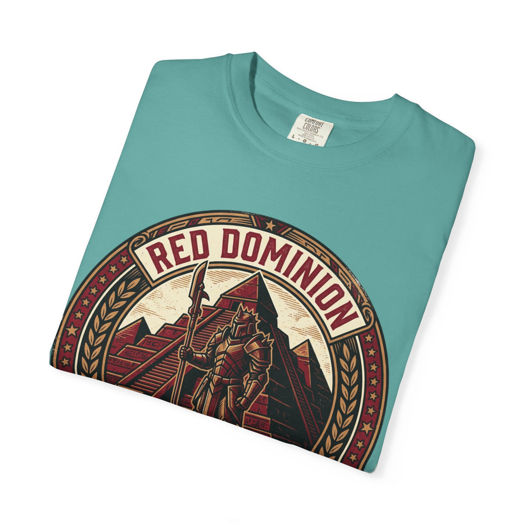 Power Runs Black PRB Red Dominion 'Right Side' Graphic T-Shirt by Printify