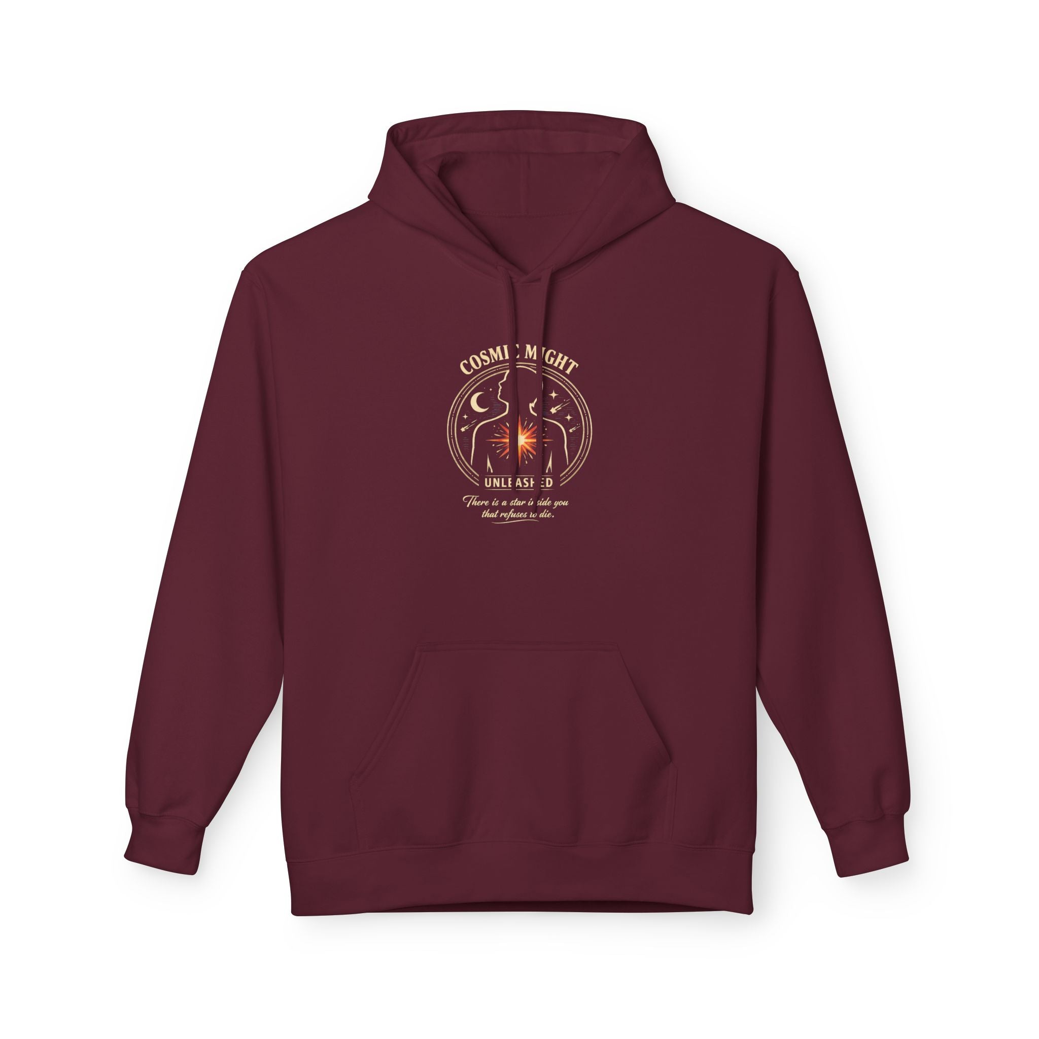 PRB Starforged Flex Cosmic Might Unleashed Hoodie — Unleashed Starburst Graphic Pullover by Power Runs Black