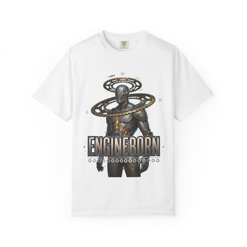 Printify PRB Engineborn Cyborg Figure T-shirt | Futuristic Robot Art - T-Shirt