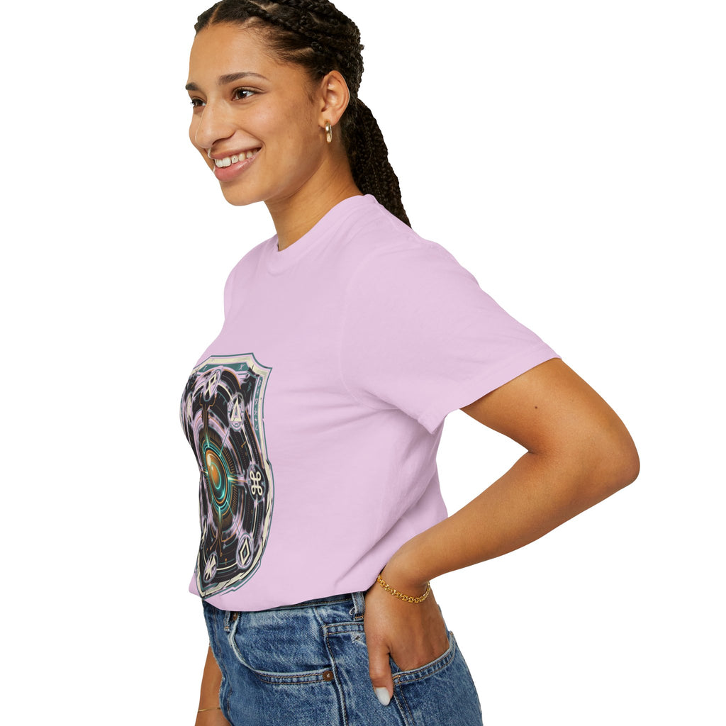 Power Runs Black PRB "Wear The Code" Mystic Shield T-Shirt — Geometric Sigil Graphic Tee by Power Runs Black