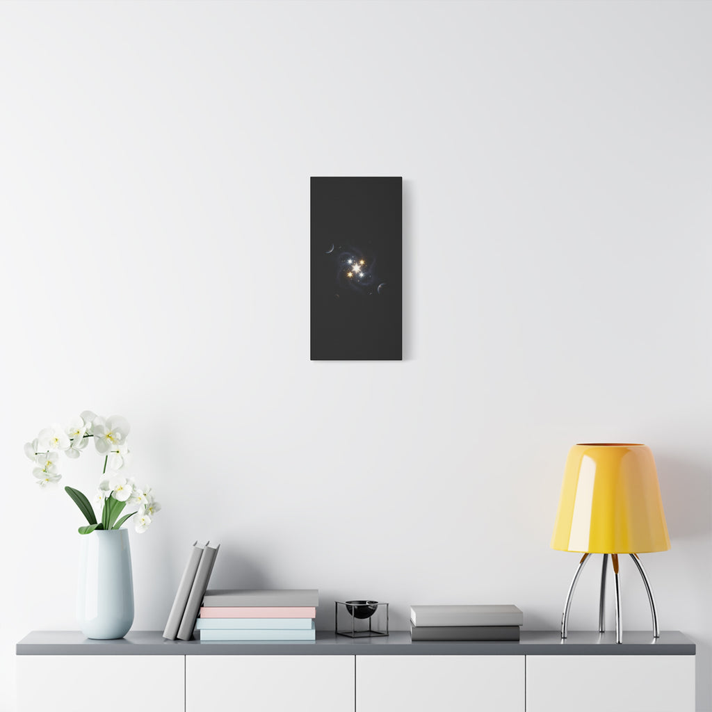 PRB Celestial Star Cluster Matte Canvas Print — Cosmic Planets Wall Art by Printify