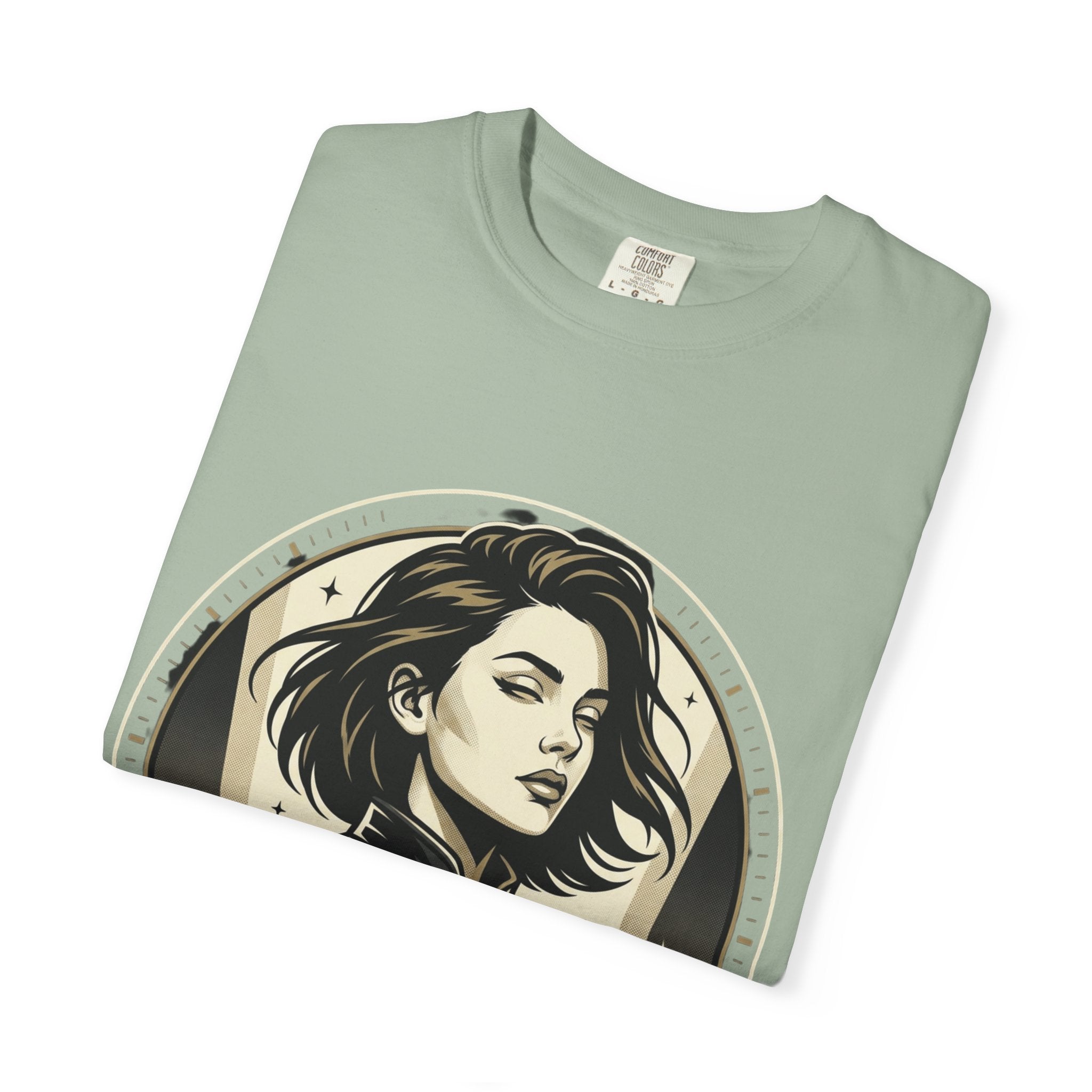 Power Runs Black Retro Space Captain Portrait T-Shirt — 'Fearless Commander' Graphic Tee by Power Runs Black