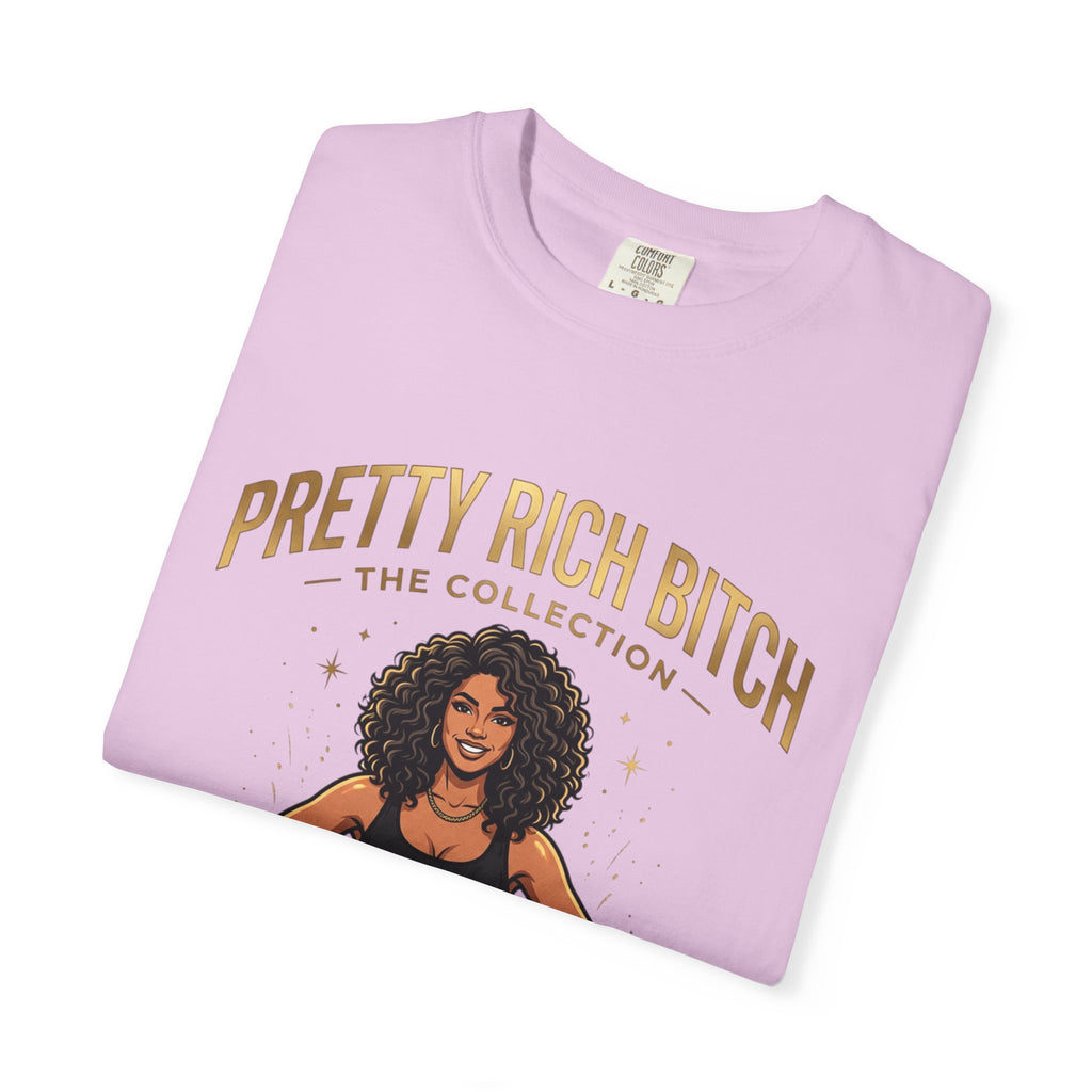 Pretty Rich Bitch The Collection by PRB T-Shirt — Empowered Black Woman Graphic Tee by Power Runs Black