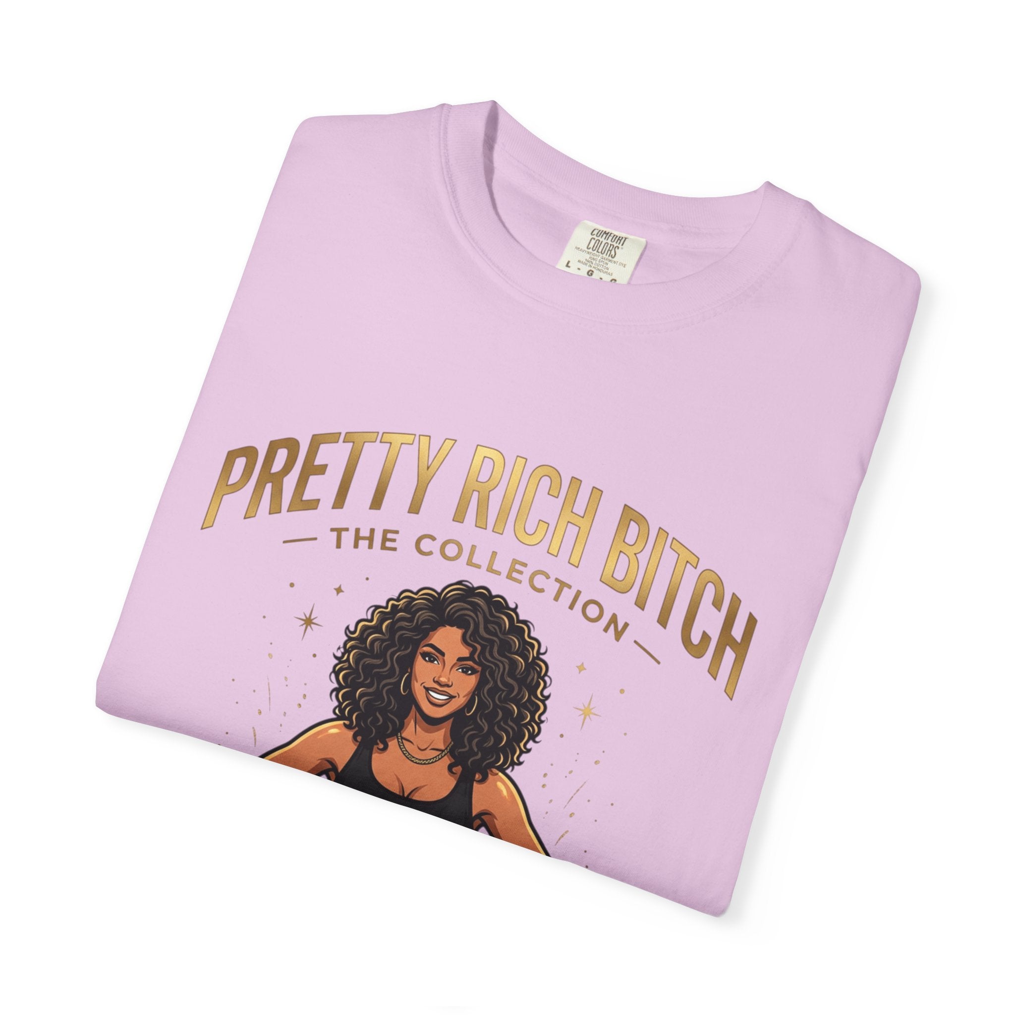 Pretty Rich Bitch The Collection by PRB T-Shirt — Empowered Black Woman Graphic Tee by Power Runs Black