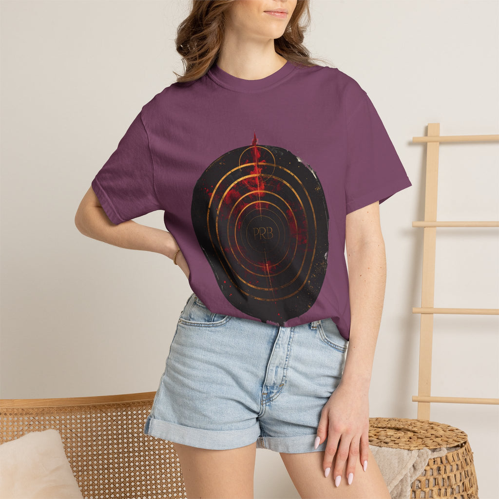 PRB Target Bullseye T-Shirt — Retro Circular Target Graphic Tee by Printify