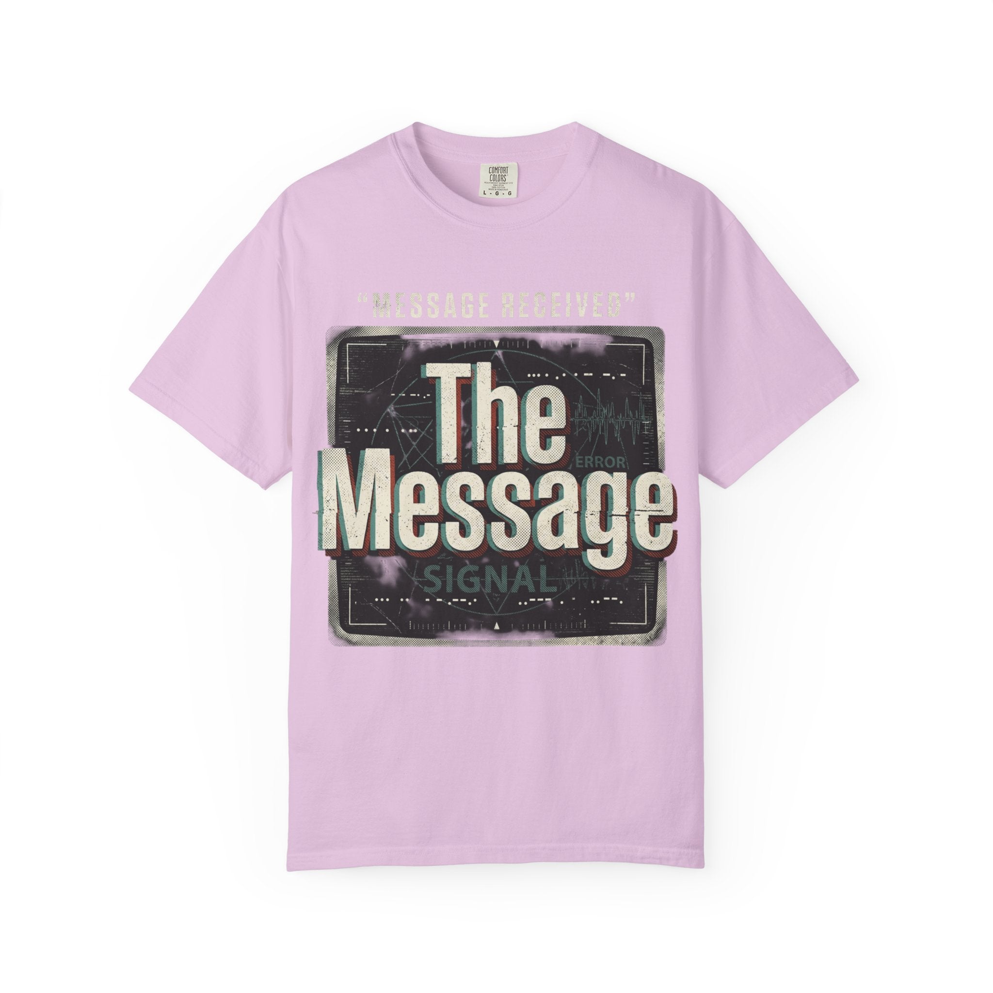 Power Runs Black PRB The Message Signal T-Shirt — Retro Graphic Tee with 'Message Received' Design by Power Runs Black