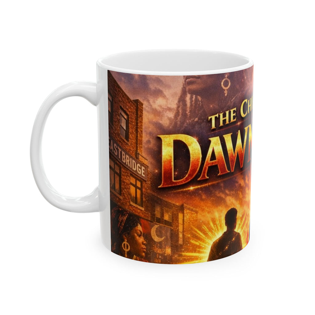 PRB Dawn Road Ceramic Mug – "The Children of the Dawn Road" Fantasy Coffee Mug by Power Runs Black