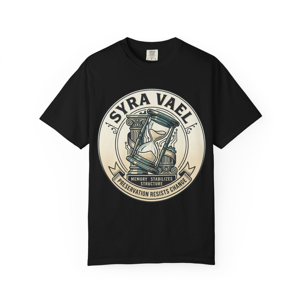 Power Runs Black PRB Syra Vael Hourglass Emblem T-Shirt by Power Runs Black