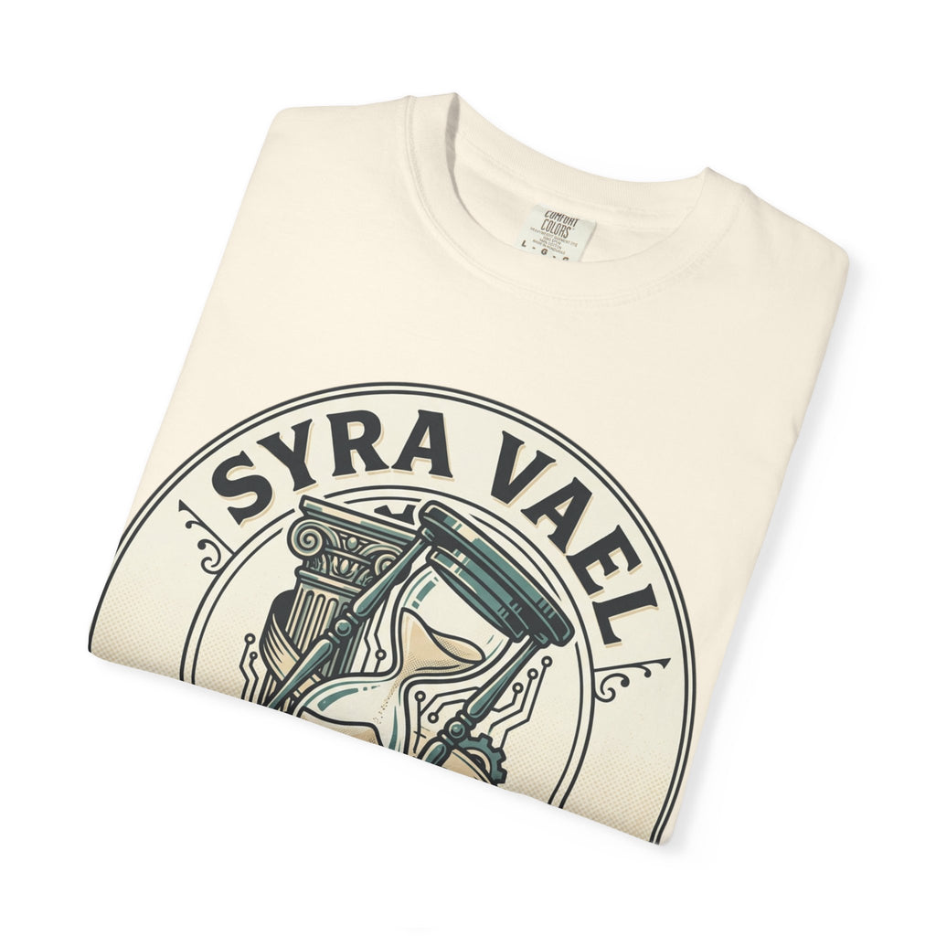 Power Runs Black PRB Syra Vael Hourglass Emblem T-Shirt by Printify