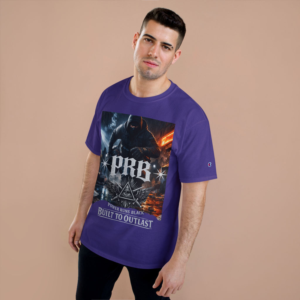 PRB 'Built to Outlast' Graphic Tee by Power Runs Black