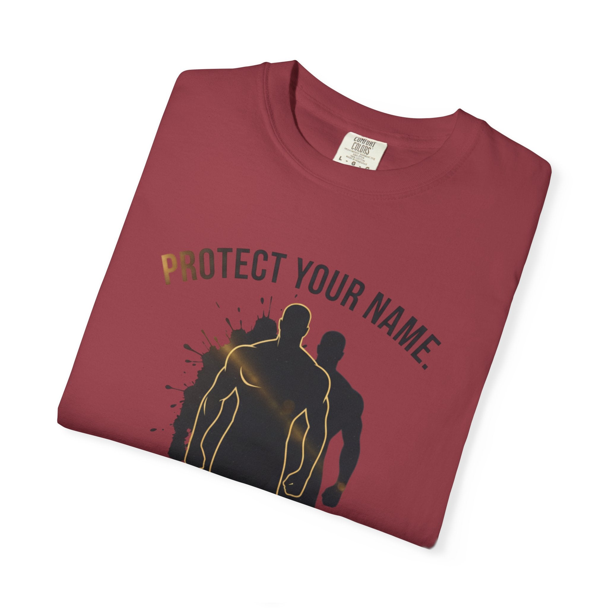 PRB Protect Your Name silhouette trio design T-Shirt | Loyalty is a Weapon graphic tee by Printify