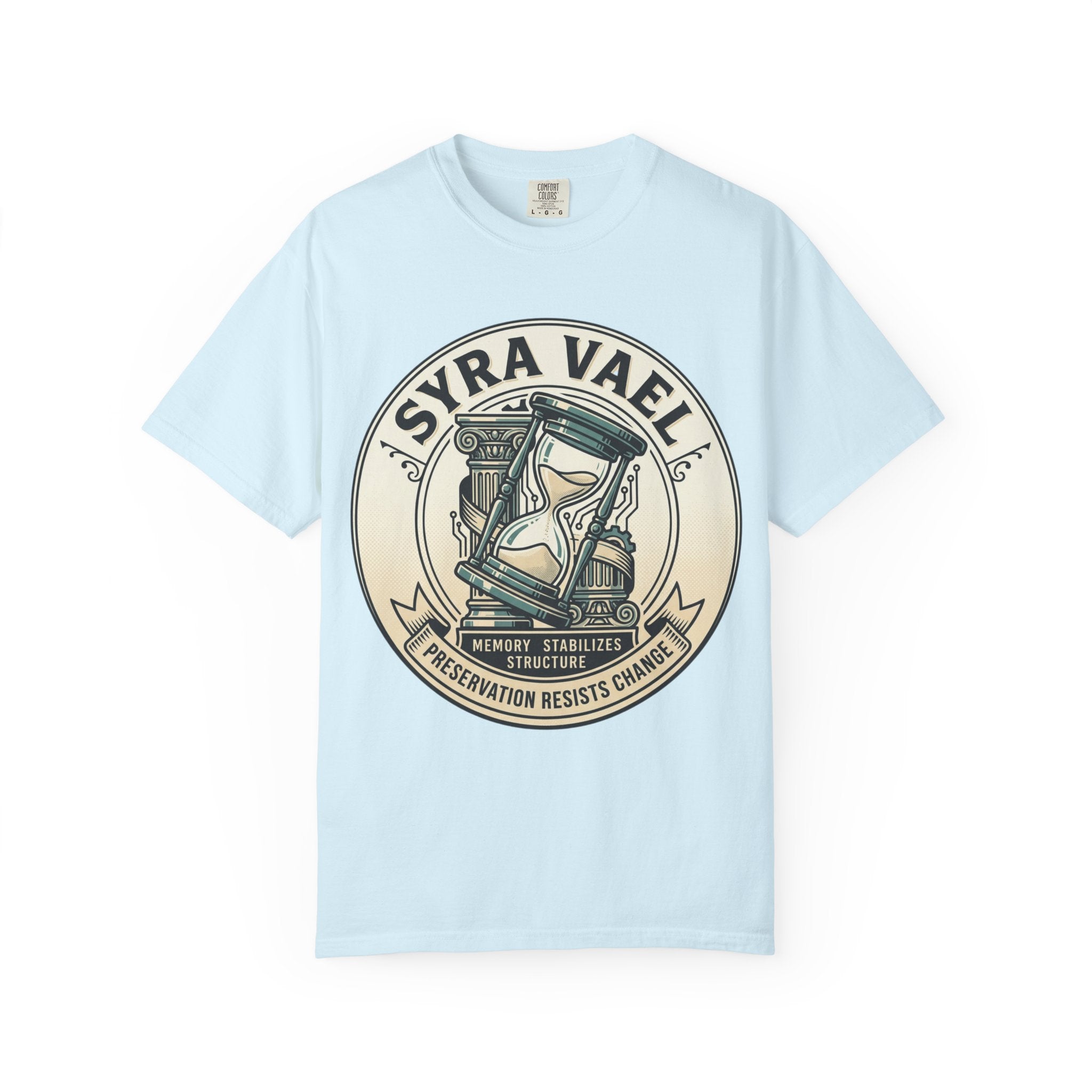 Power Runs Black PRB Syra Vael Hourglass Emblem T-Shirt by Printify