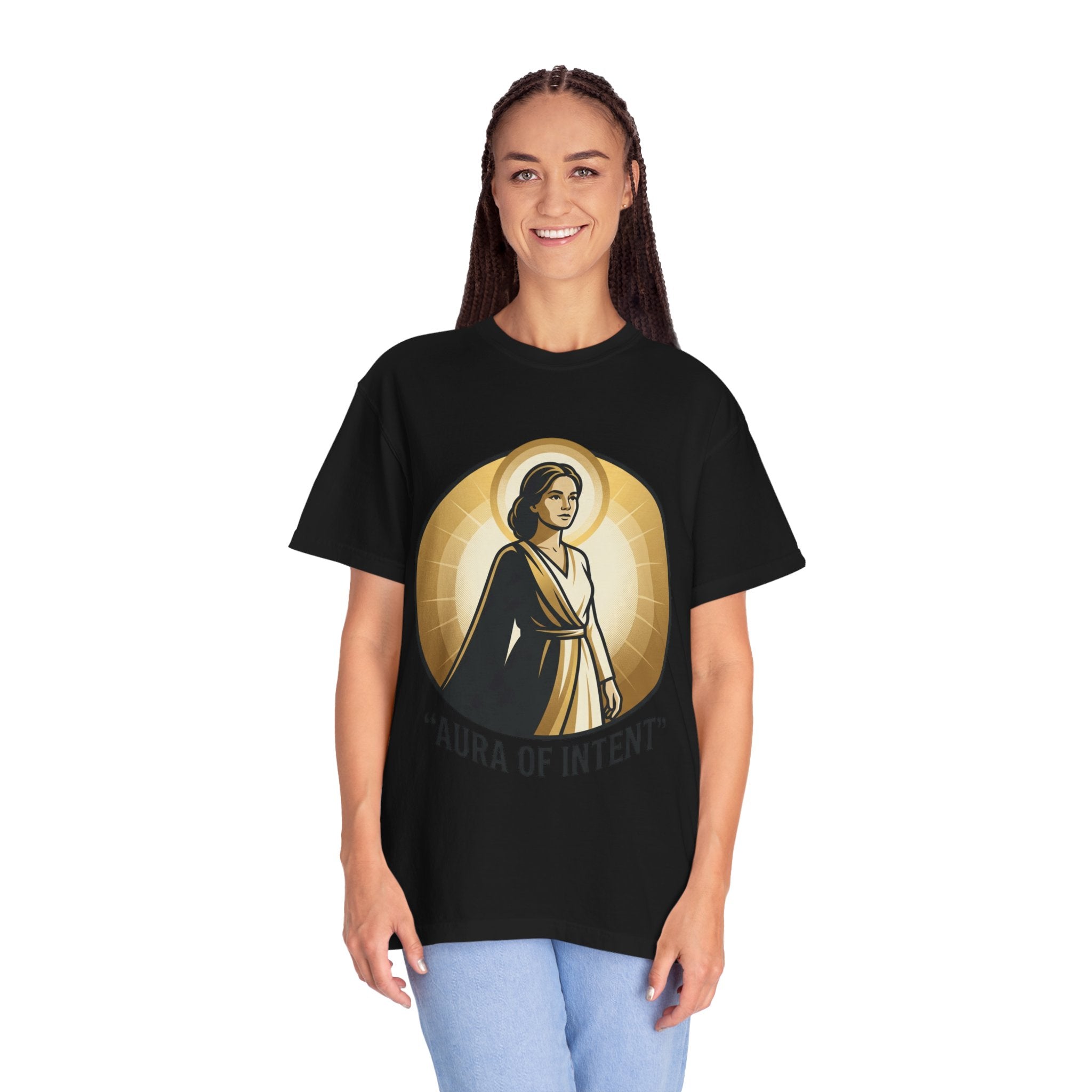 Power Runs Black Aura of Intent T-Shirt by Power Runs Black