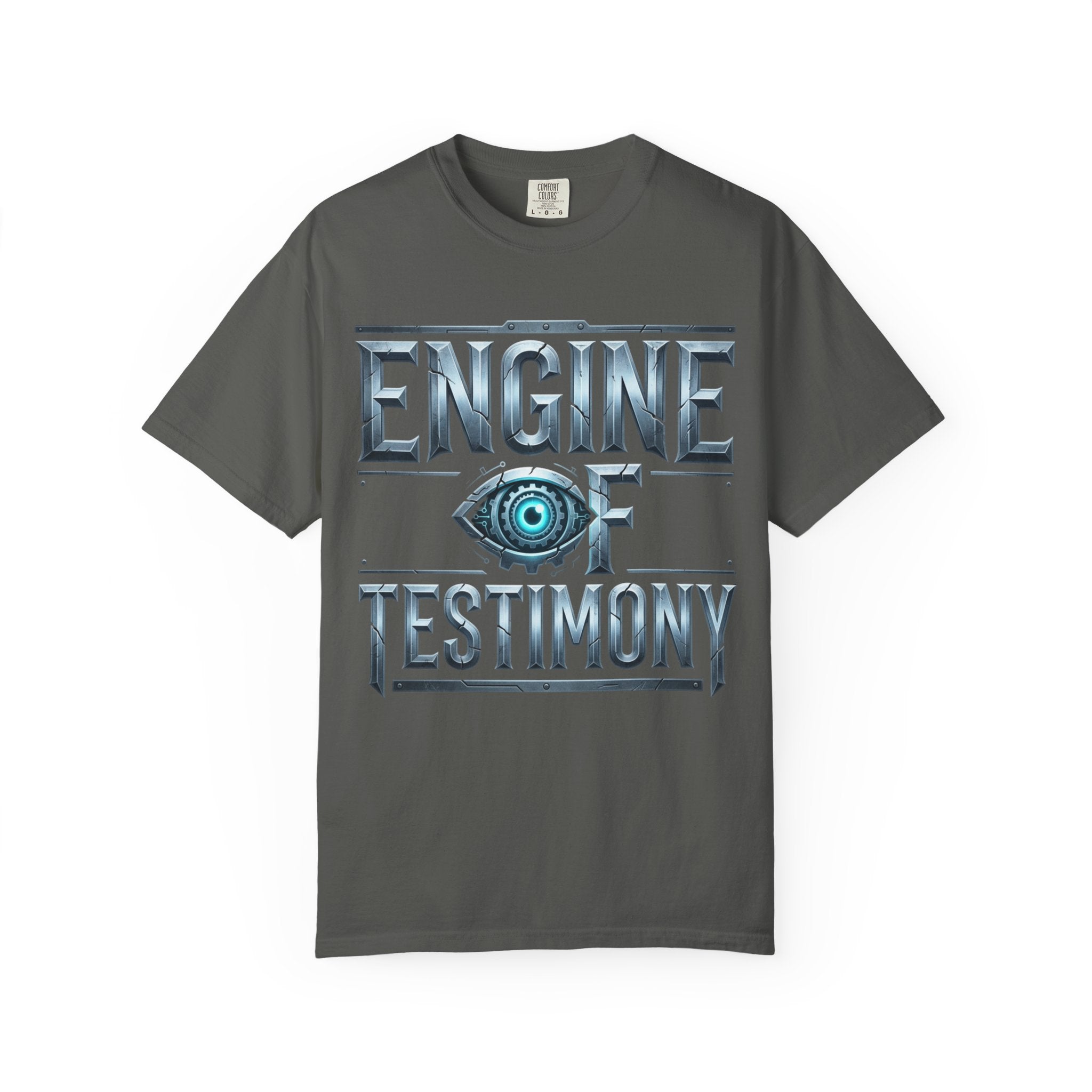 Printify PRB Engine of Testimony T-Shirt | Eye Emblem Graphic Tee - T-Shirt
