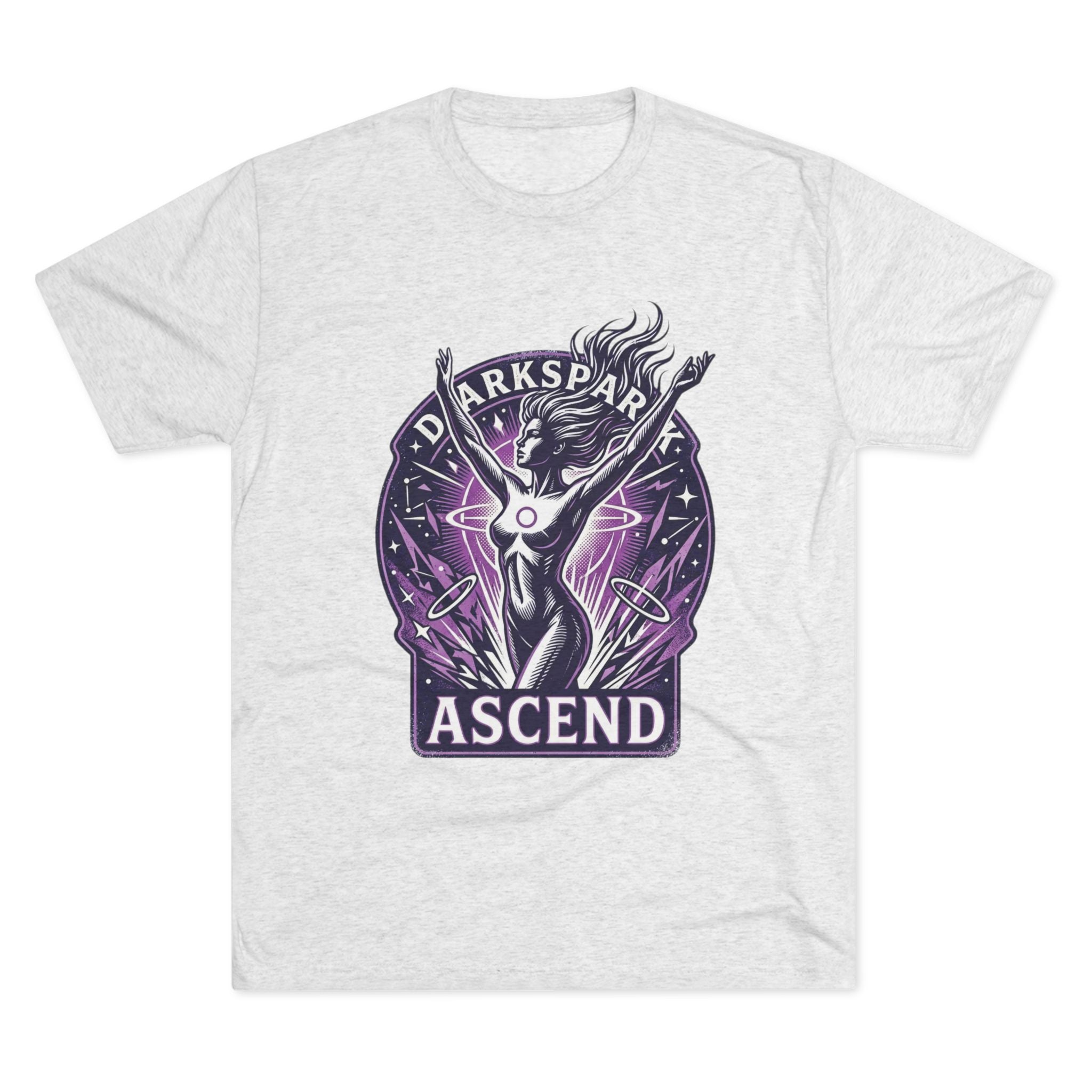 Power Runs Black PRB Ascend Space Goddess Tee — "Parkspark Ascend" Retro Sci‑Fi Graphic T-Shirt by Power Runs Black