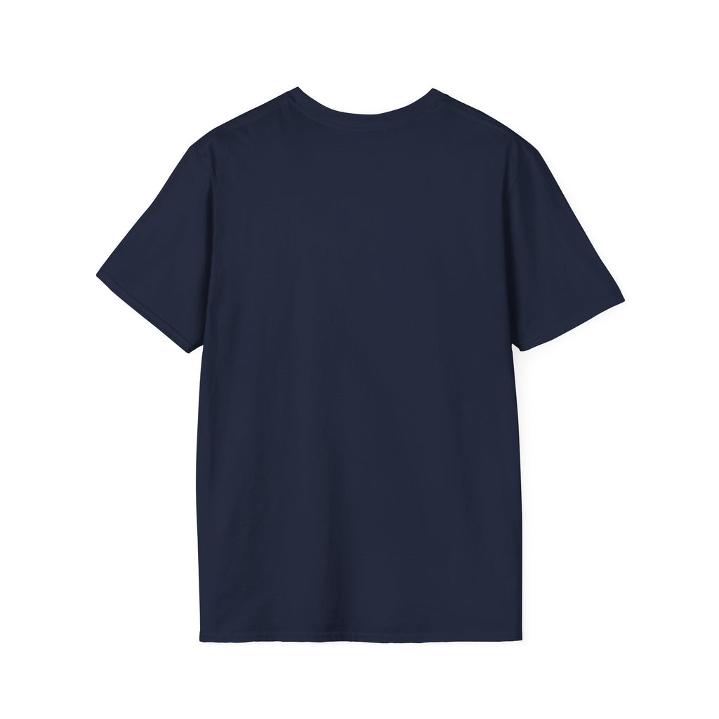 Power Runs Black PRB Geometric Gold Hexagon T-Shirt — Modern Maze Logo Tee by Printify