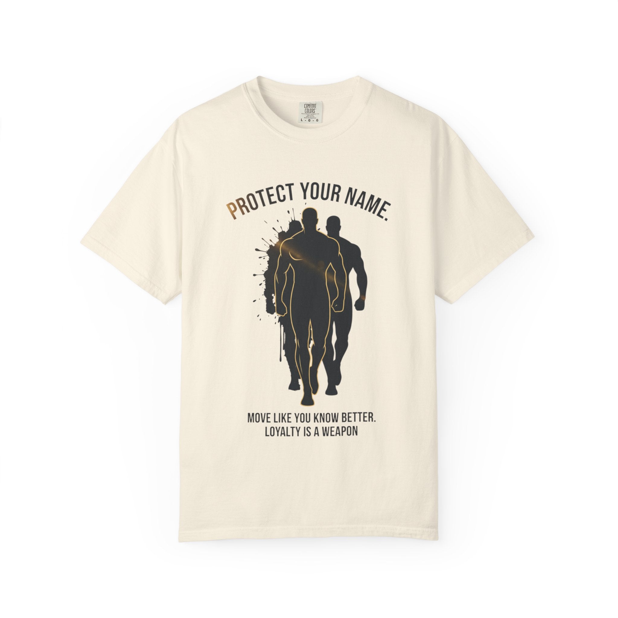 PRB Protect Your Name silhouette trio design T-Shirt | Loyalty is a Weapon graphic tee by Printify