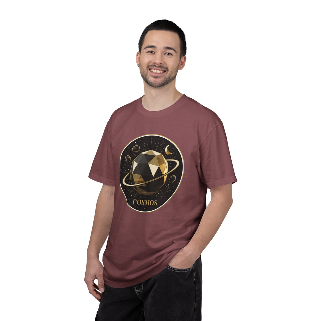 PRB Cosmos Geometric Planet T-Shirt by Power Runs Black