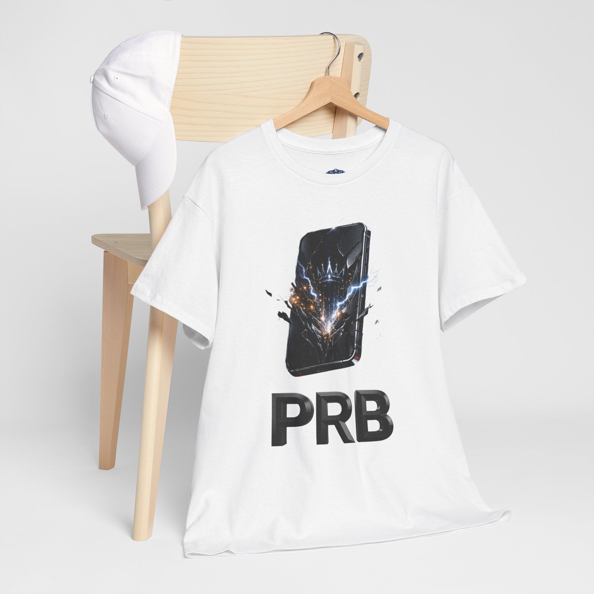 PRB Phone Smash Graphic Tee by Printify
