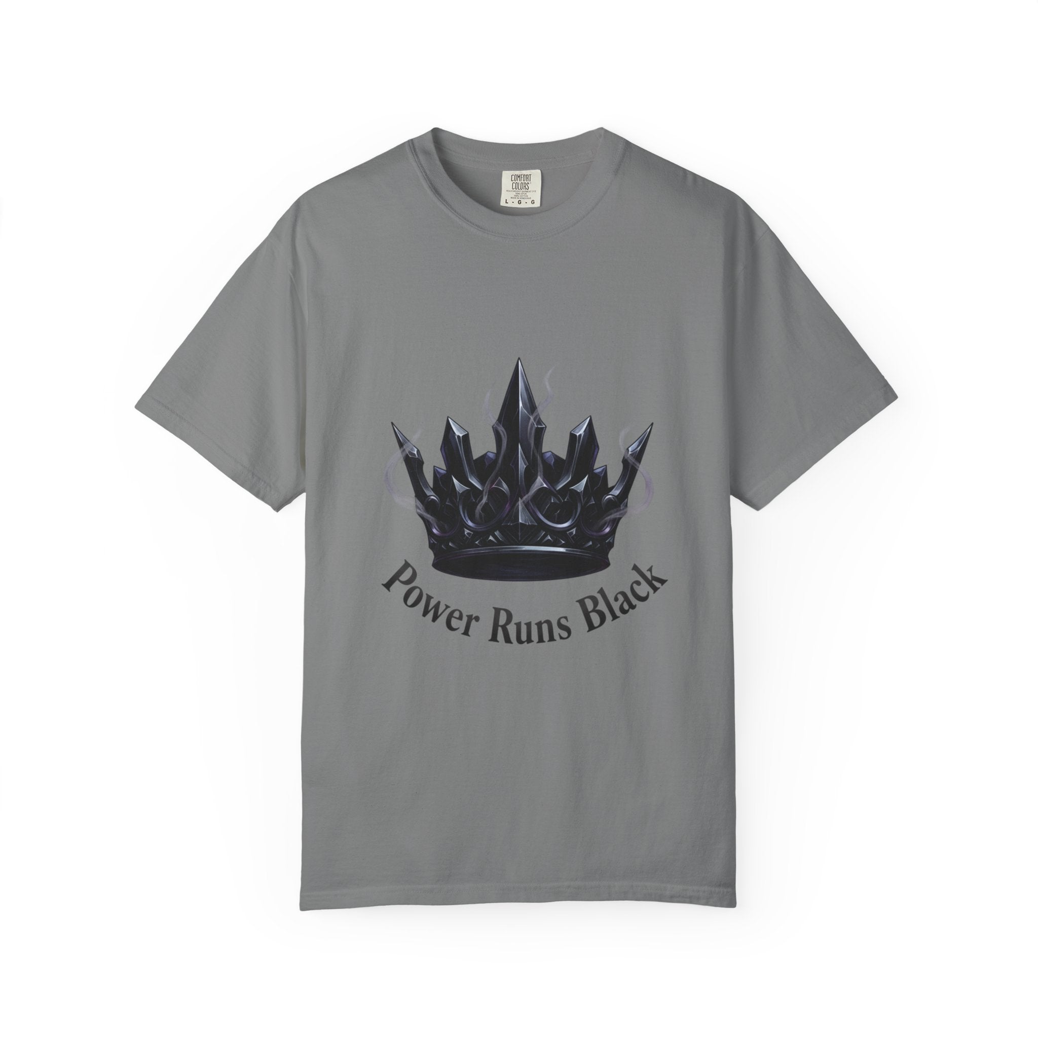 PRB Power Runs Black Crown Graphic T-Shirt by Power Runs Black