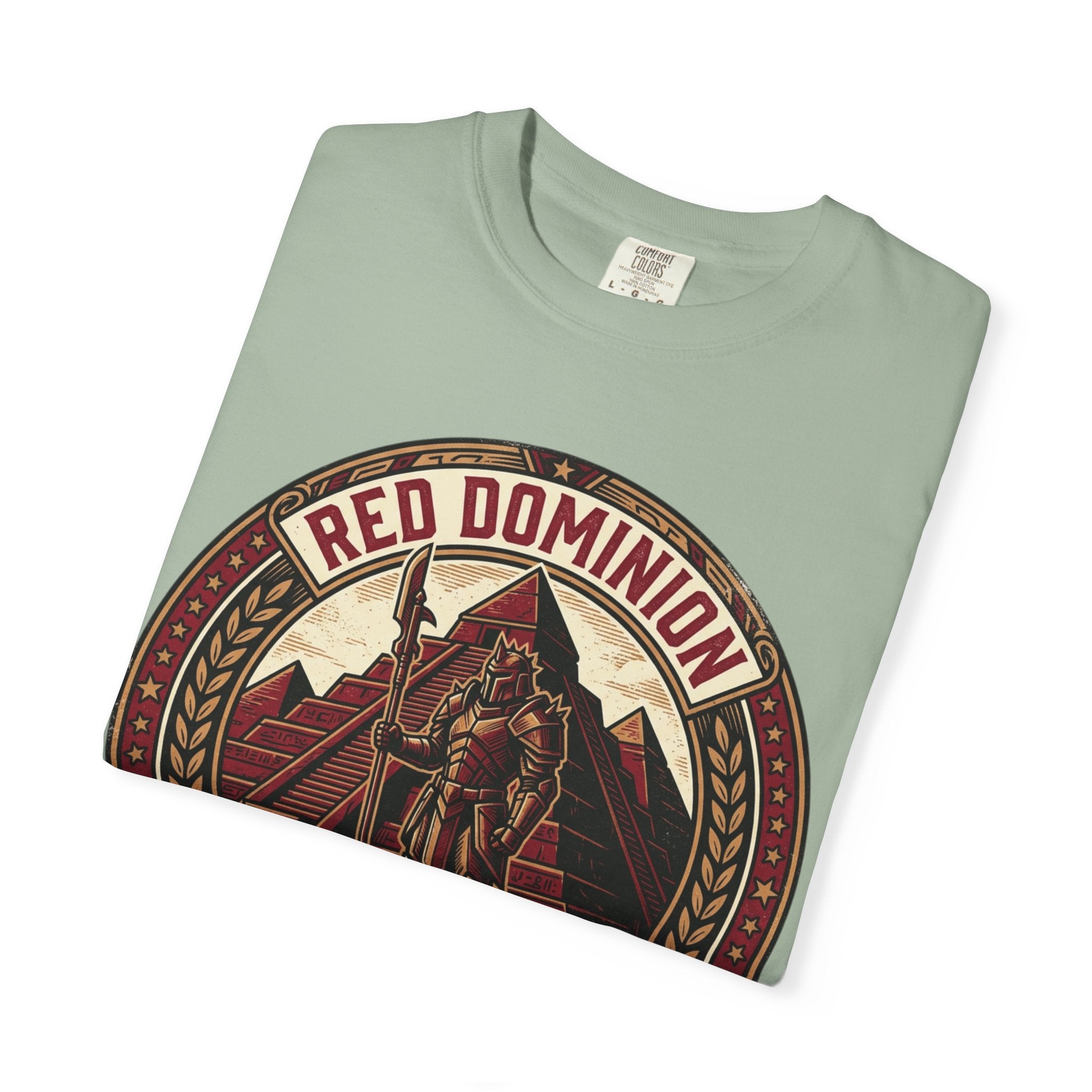 Power Runs Black PRB Red Dominion 'Right Side' Graphic T-Shirt by Printify