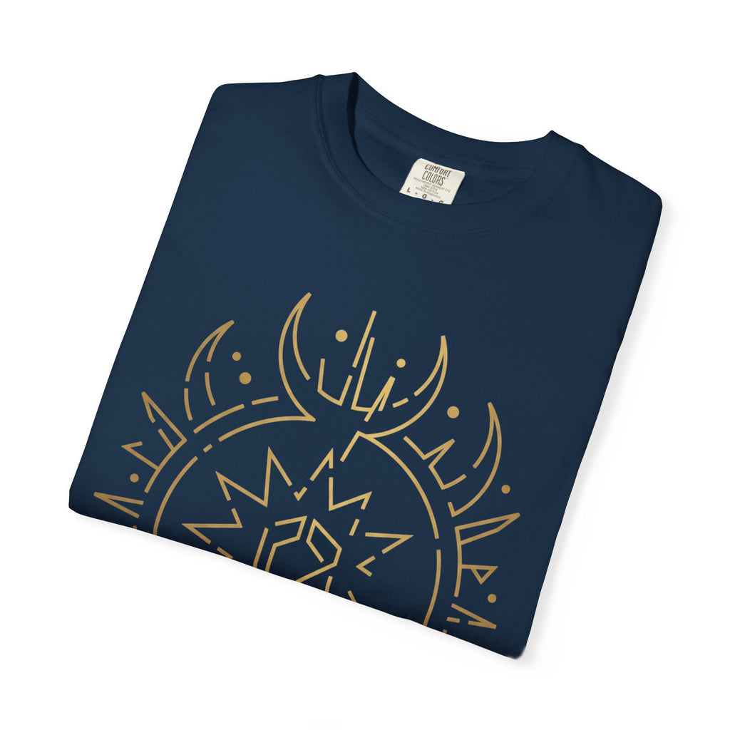 Power Runs Black PRB Cael Mór Symbol T-Shirt — ‘Nothing Connects’ Minimal Graphic Tee by Power Runs Black