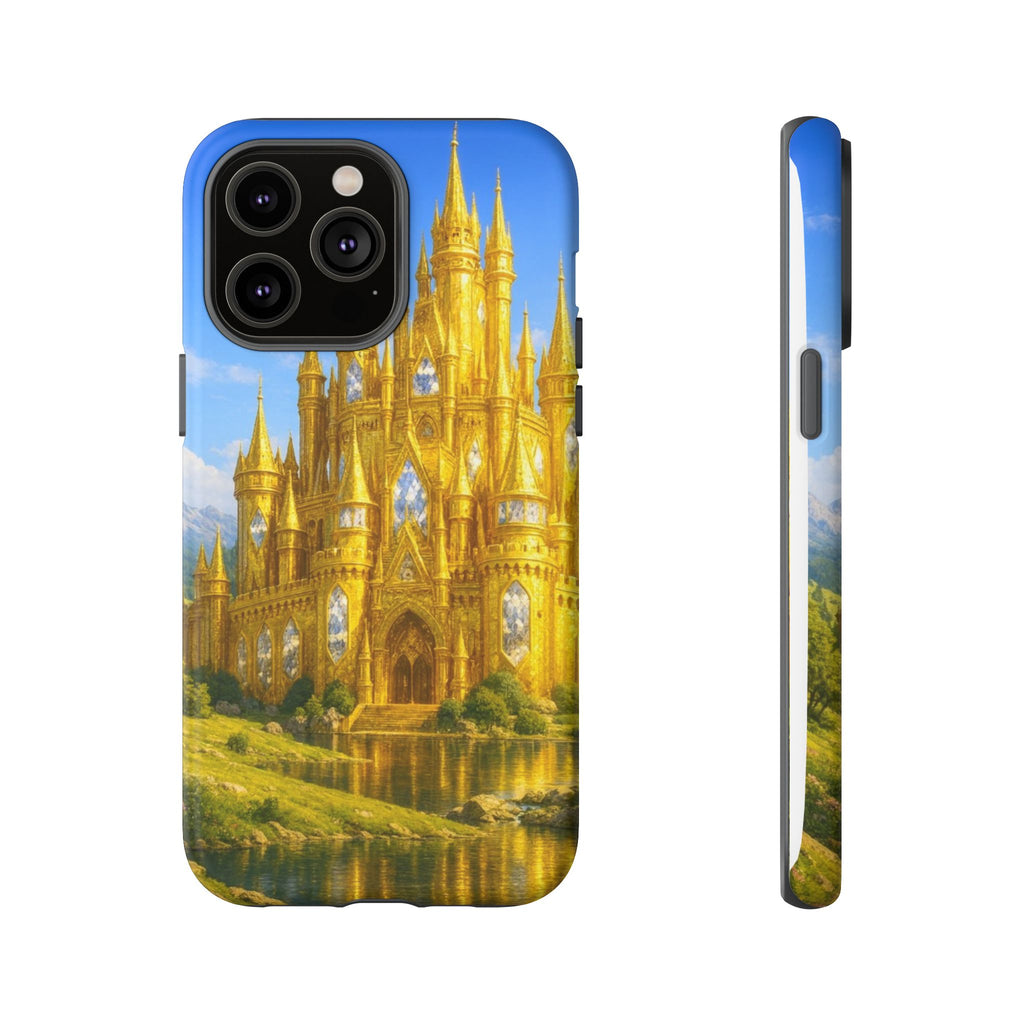 PRB Golden Castle iPhone Case | Fantasy Palace Phone Case by Power Runs Black