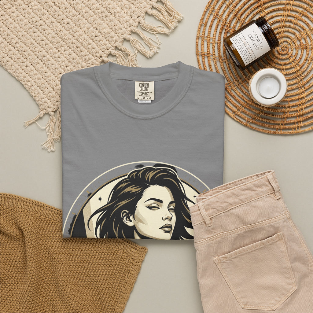 Power Runs Black Retro Space Captain Portrait T-Shirt — 'Fearless Commander' Graphic Tee by Power Runs Black