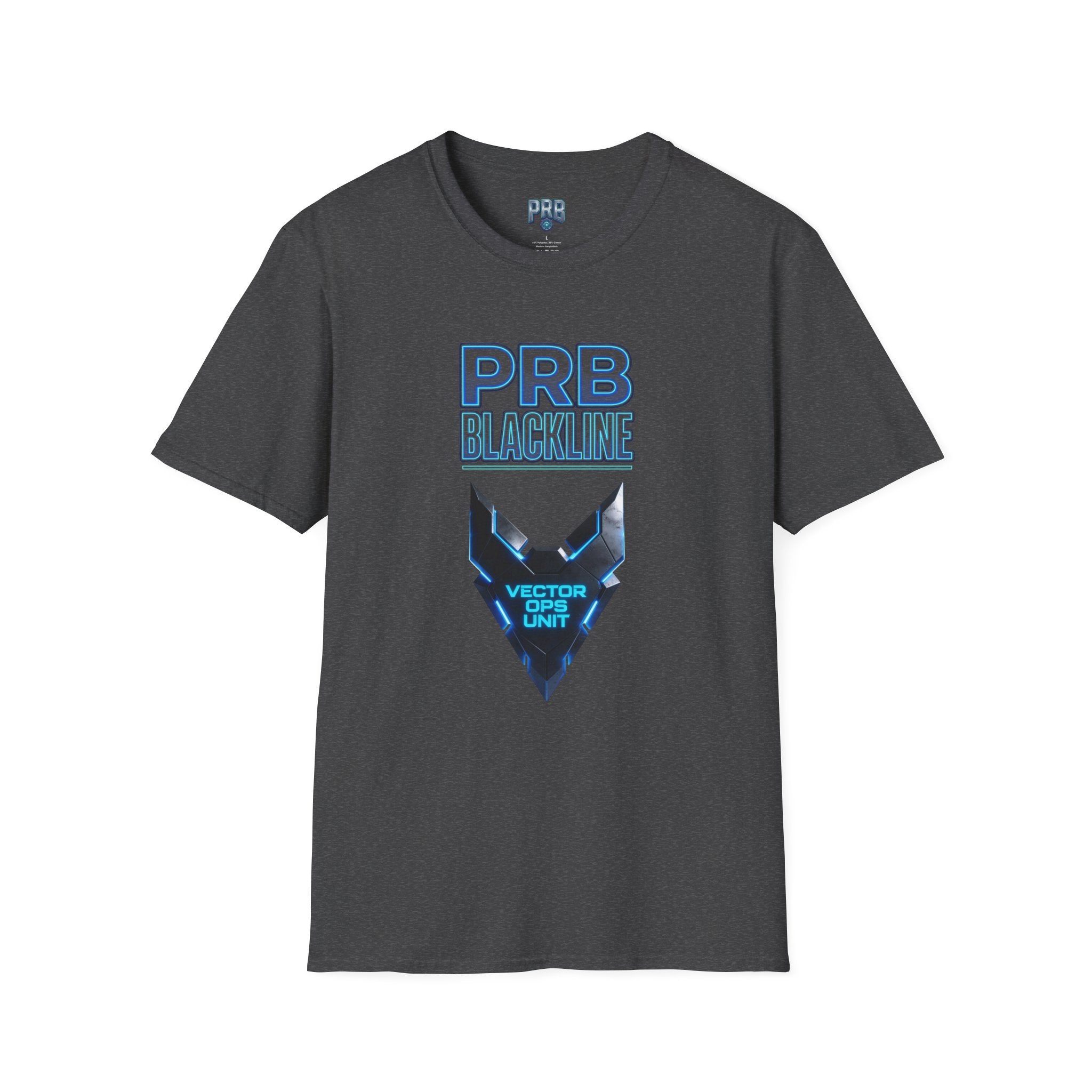 PRB Blackline Vector Ops T-Shirt by Power Runs Black