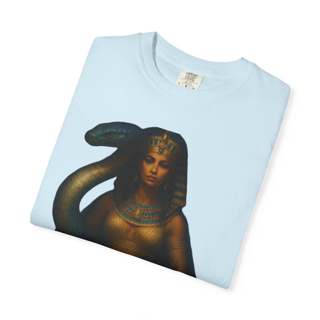 PRB Egyptian Goddess with Snake T-Shirt | Pharaoh Serpent Art Tee by Power Runs Black