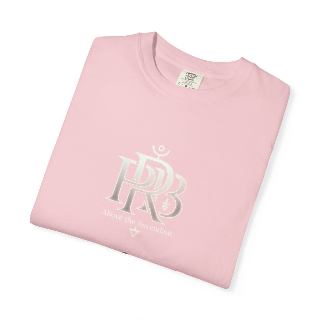 Printify Silhouette Logo T‑Shirt — Minimalist Dressed Figure & PRD Monogram - T-Shirt
